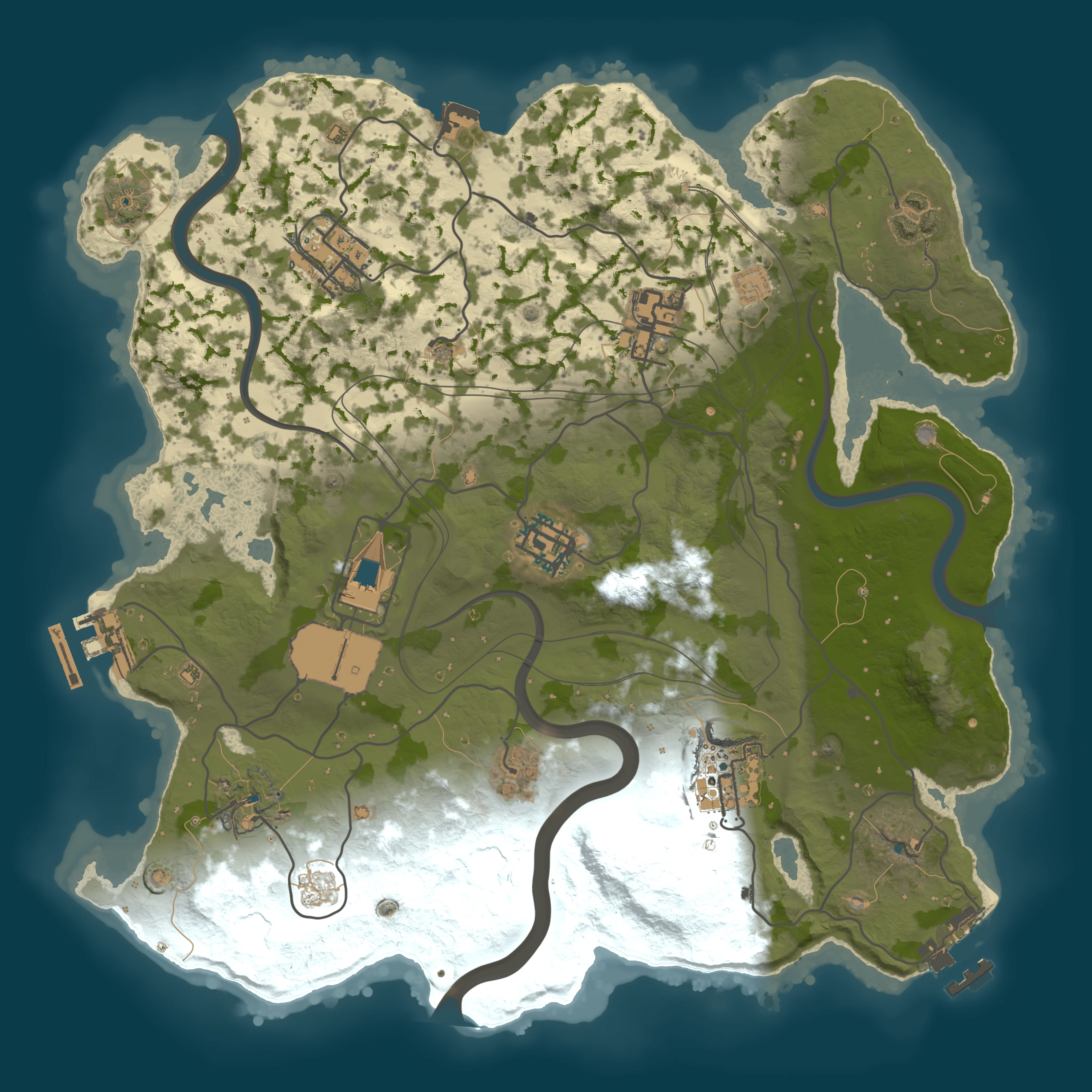 Rendered map for seed 1337