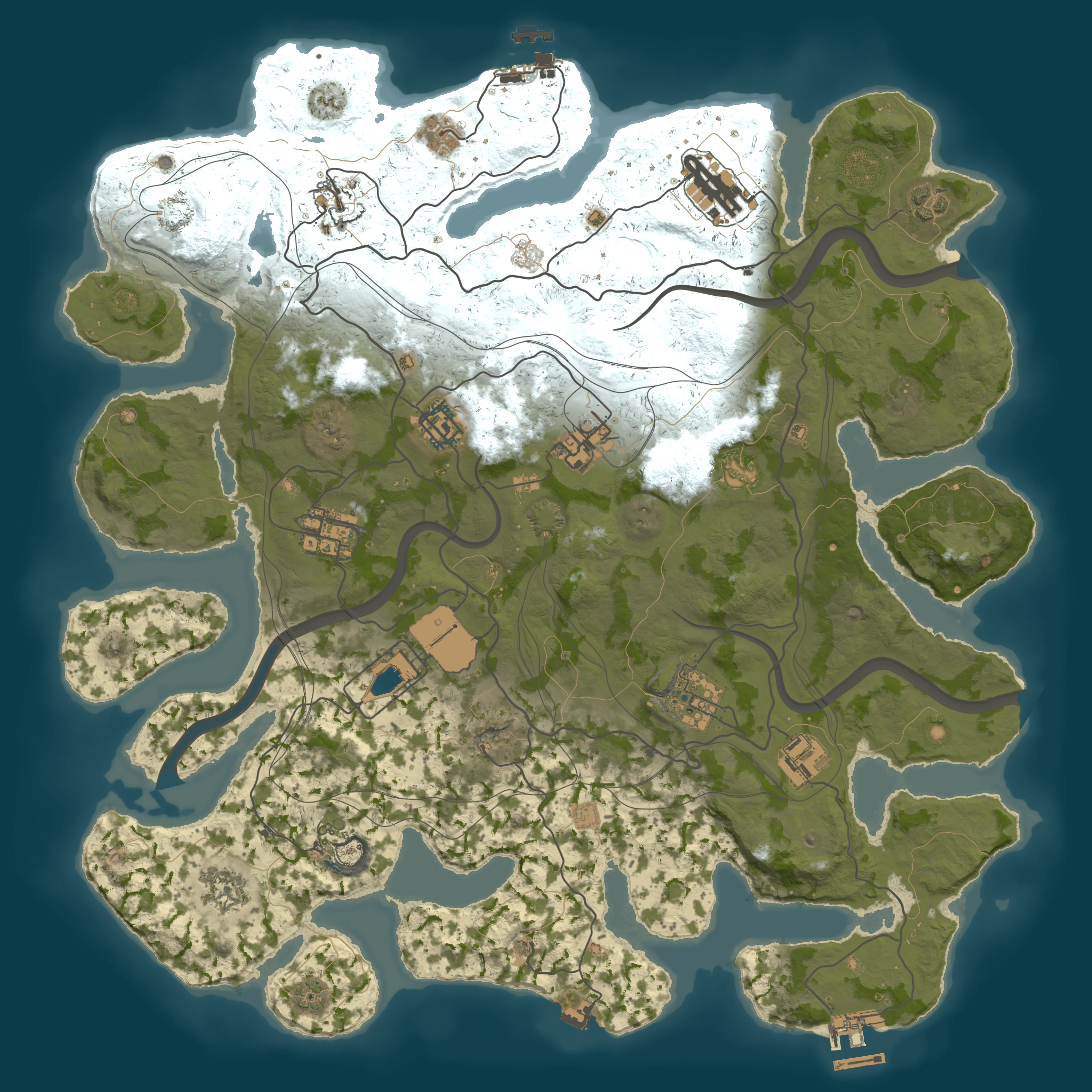 Rendered map for seed 1337