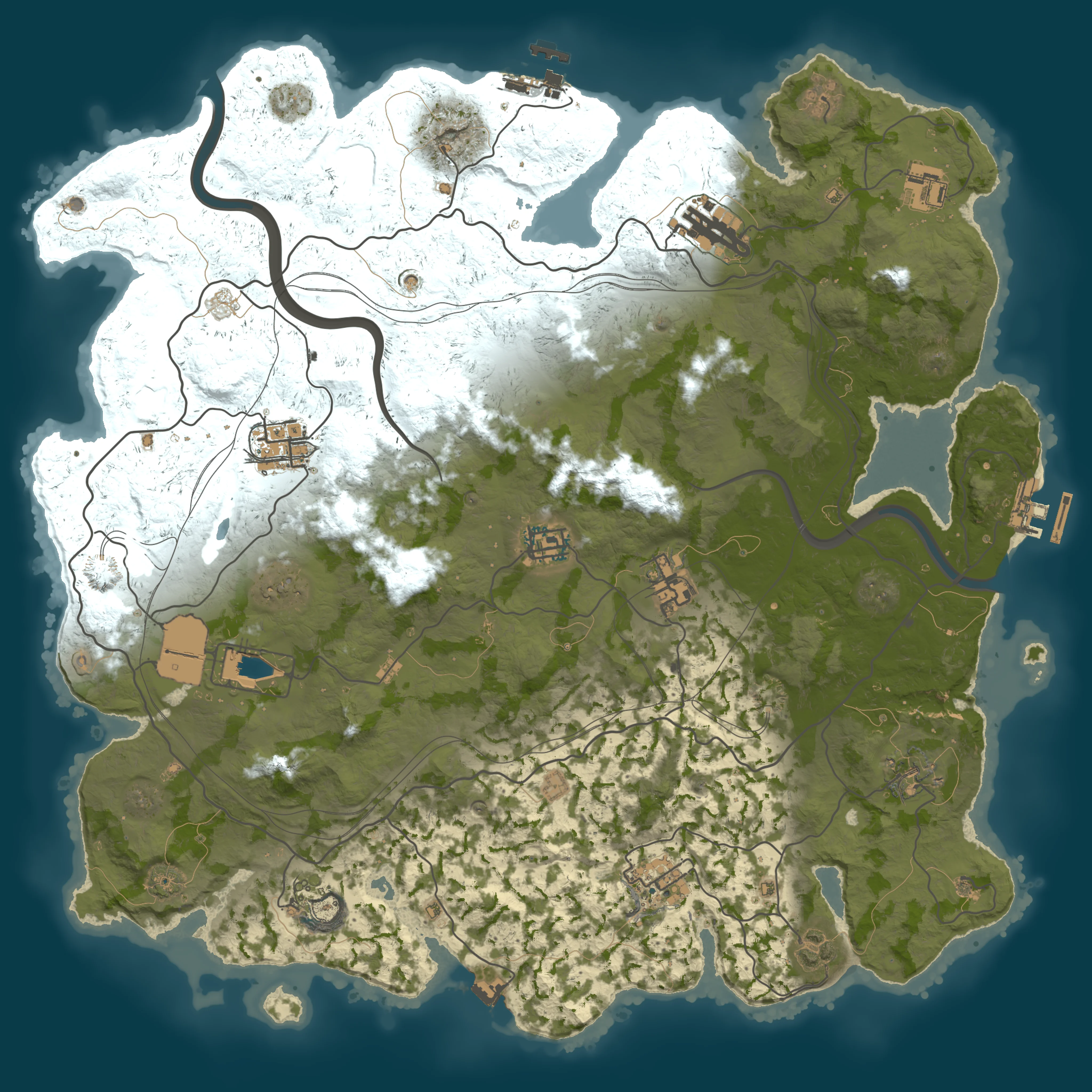 Rendered map for seed 1733257472