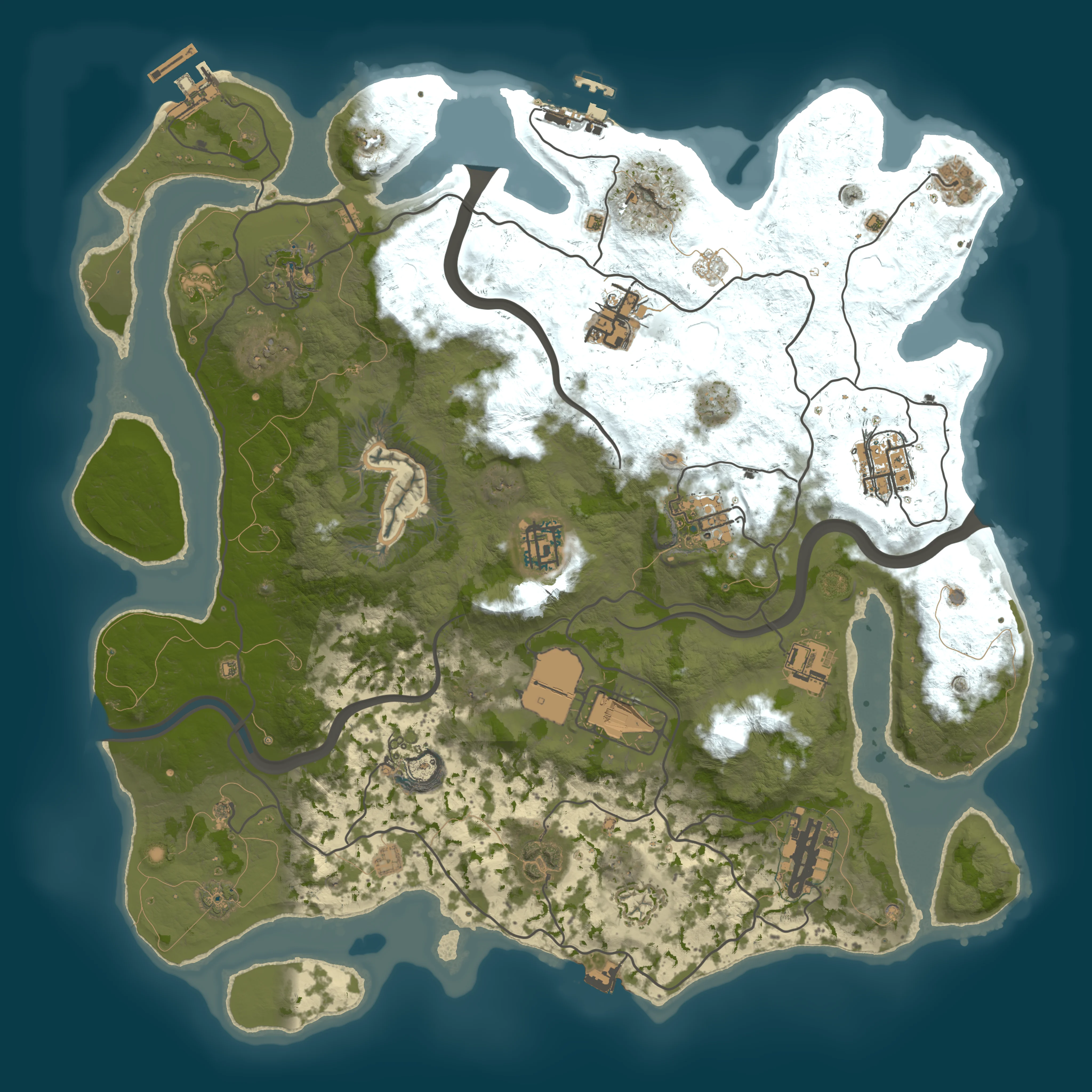 Rendered map for seed 1337