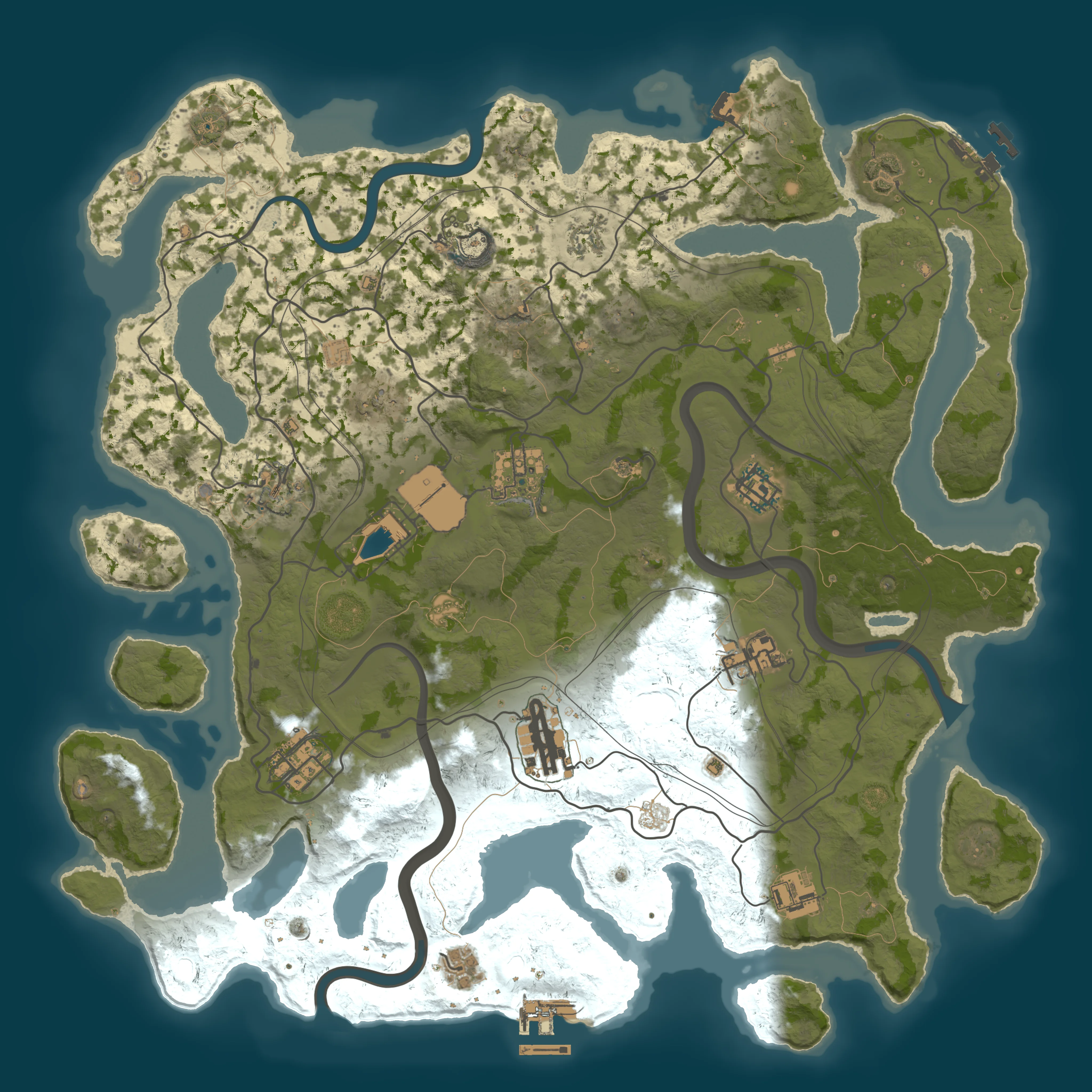 Rendered map for seed 1337