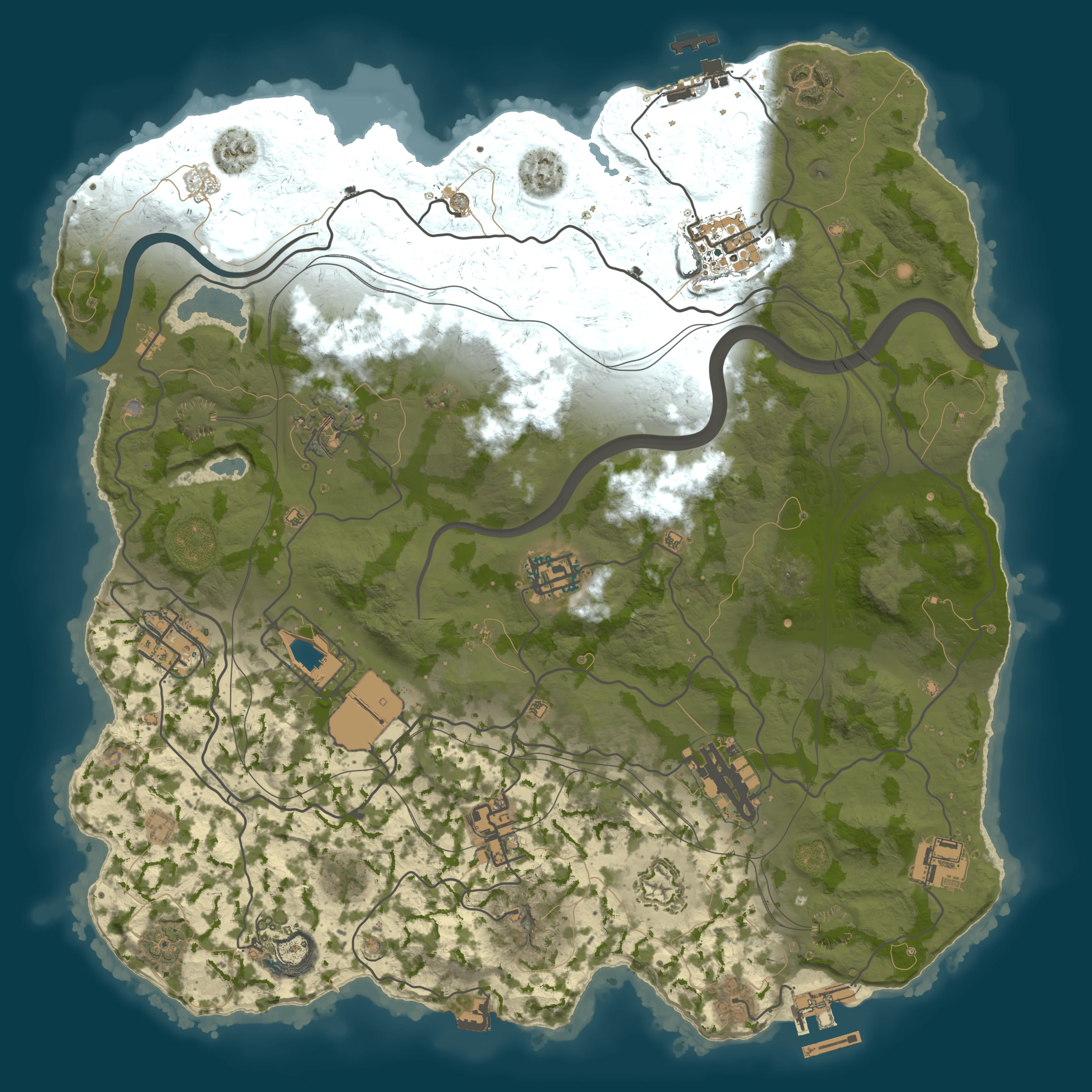 Rendered map for seed 0