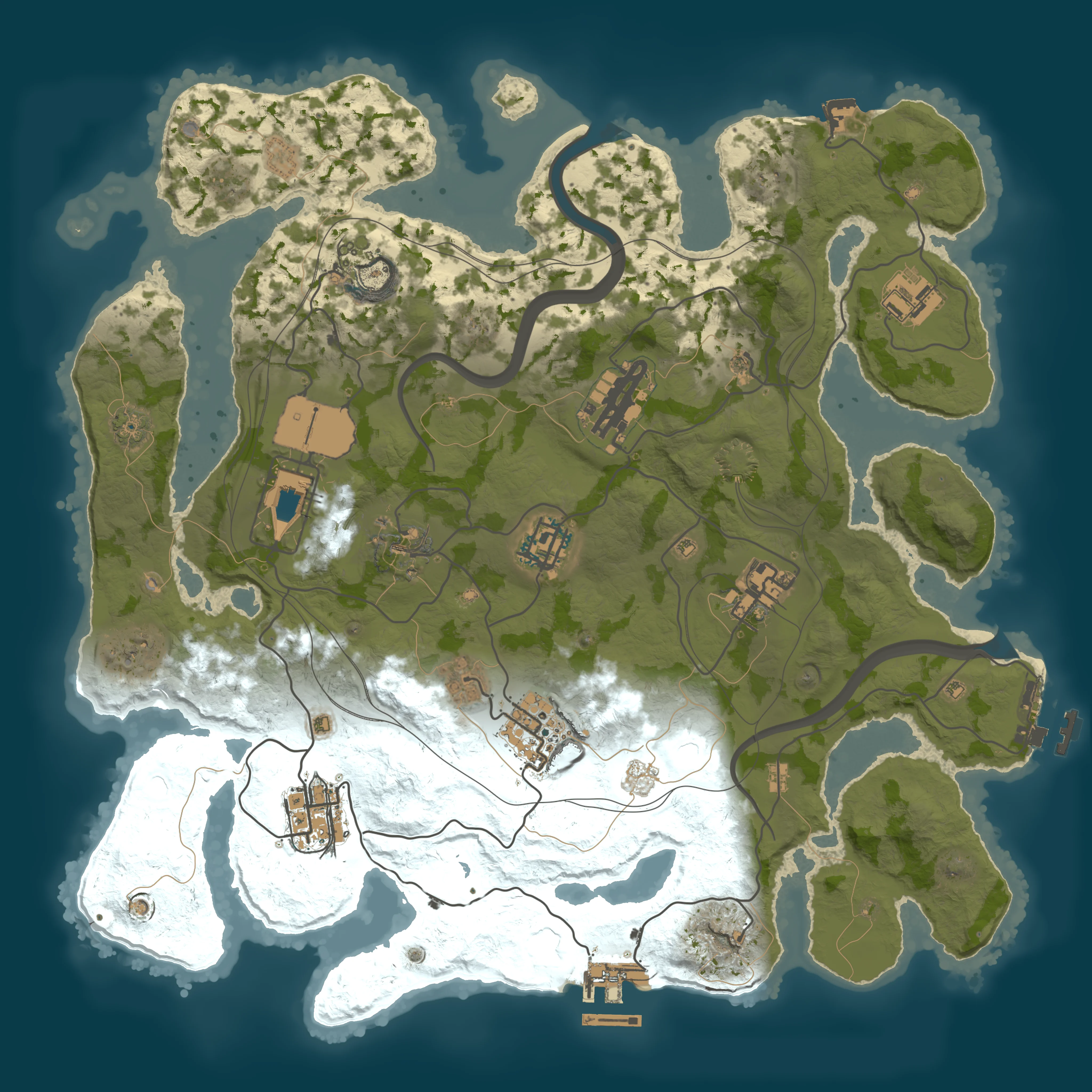Rendered map for seed 1337
