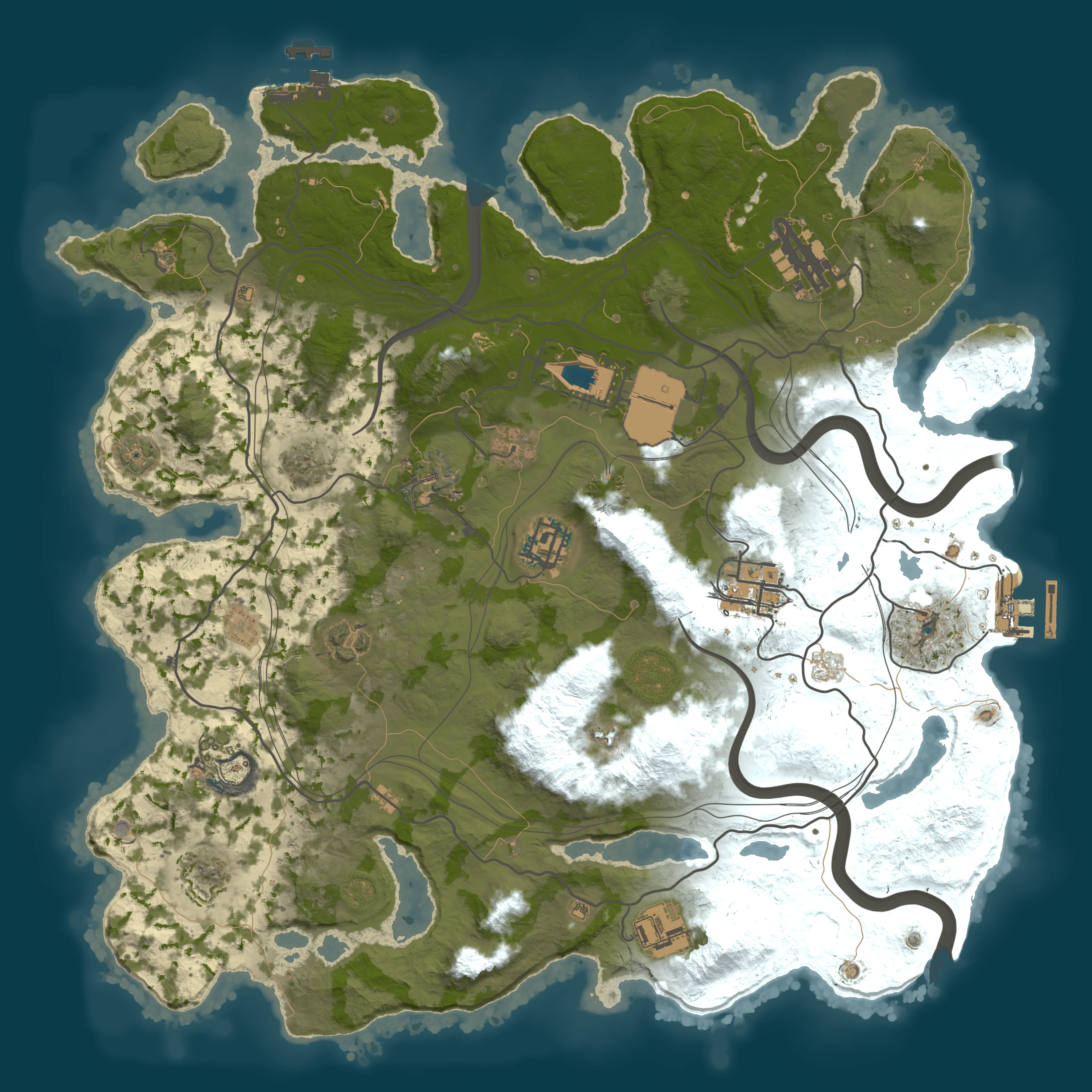 Rendered map for seed 0
