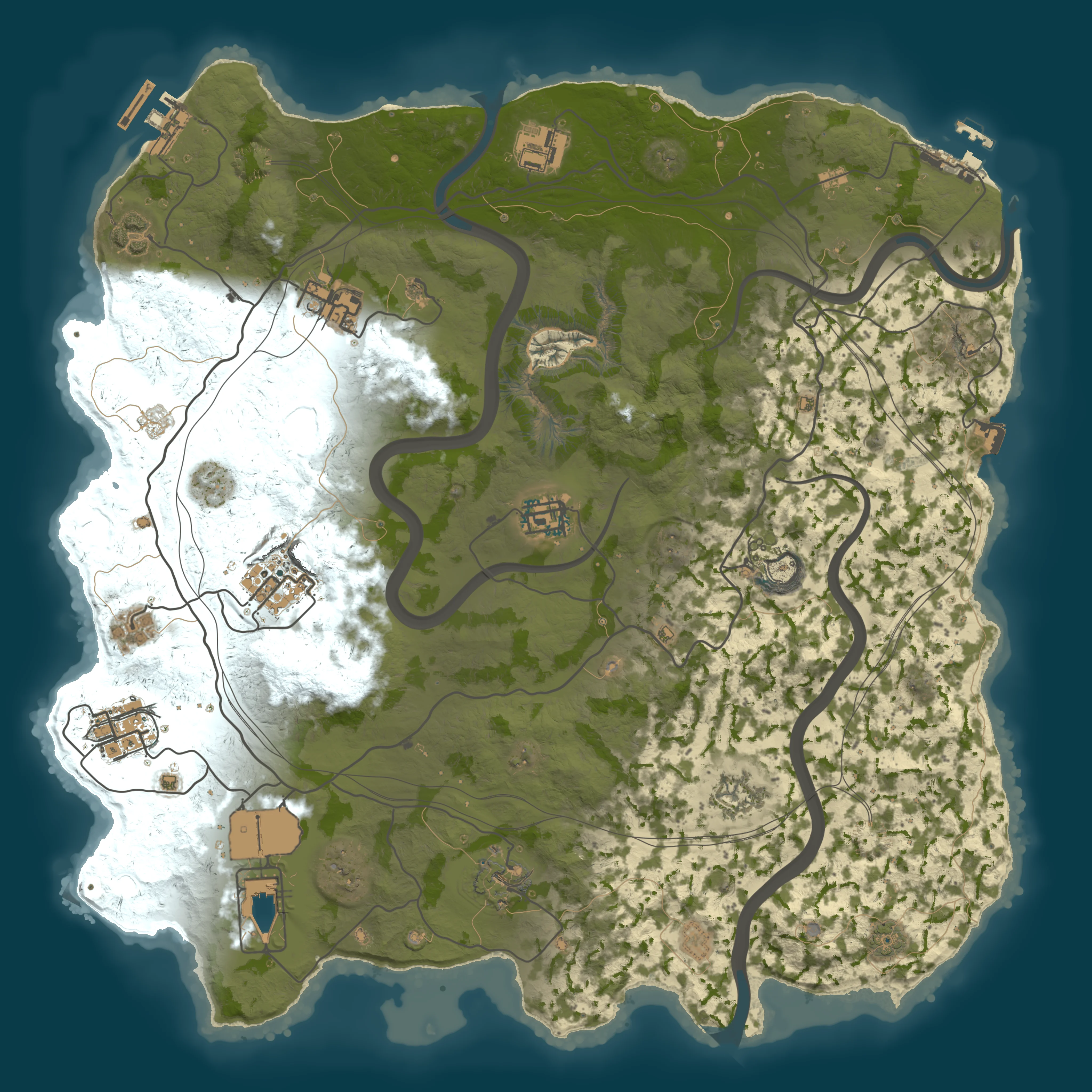 Rendered map for seed 0