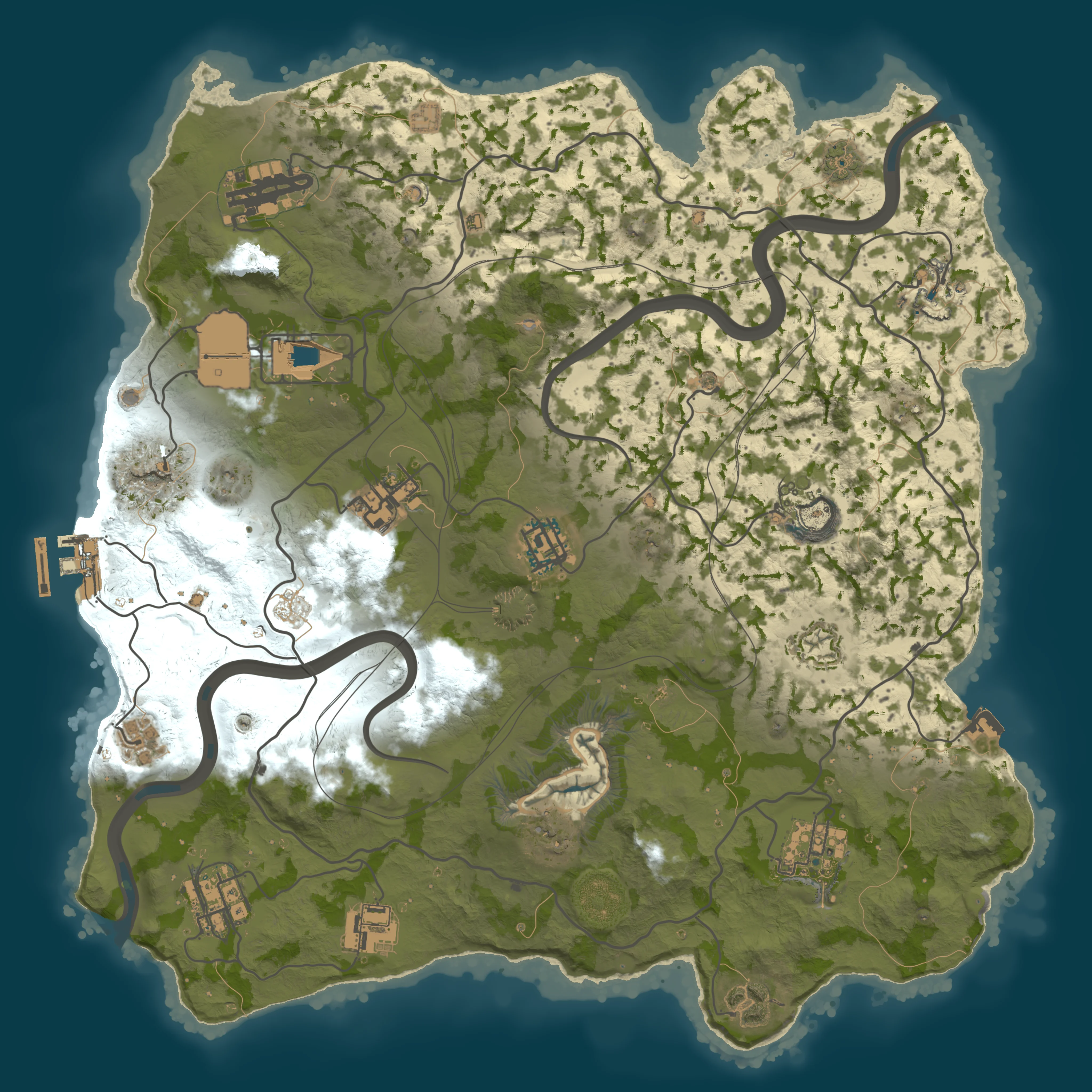 Rendered map for seed 1337