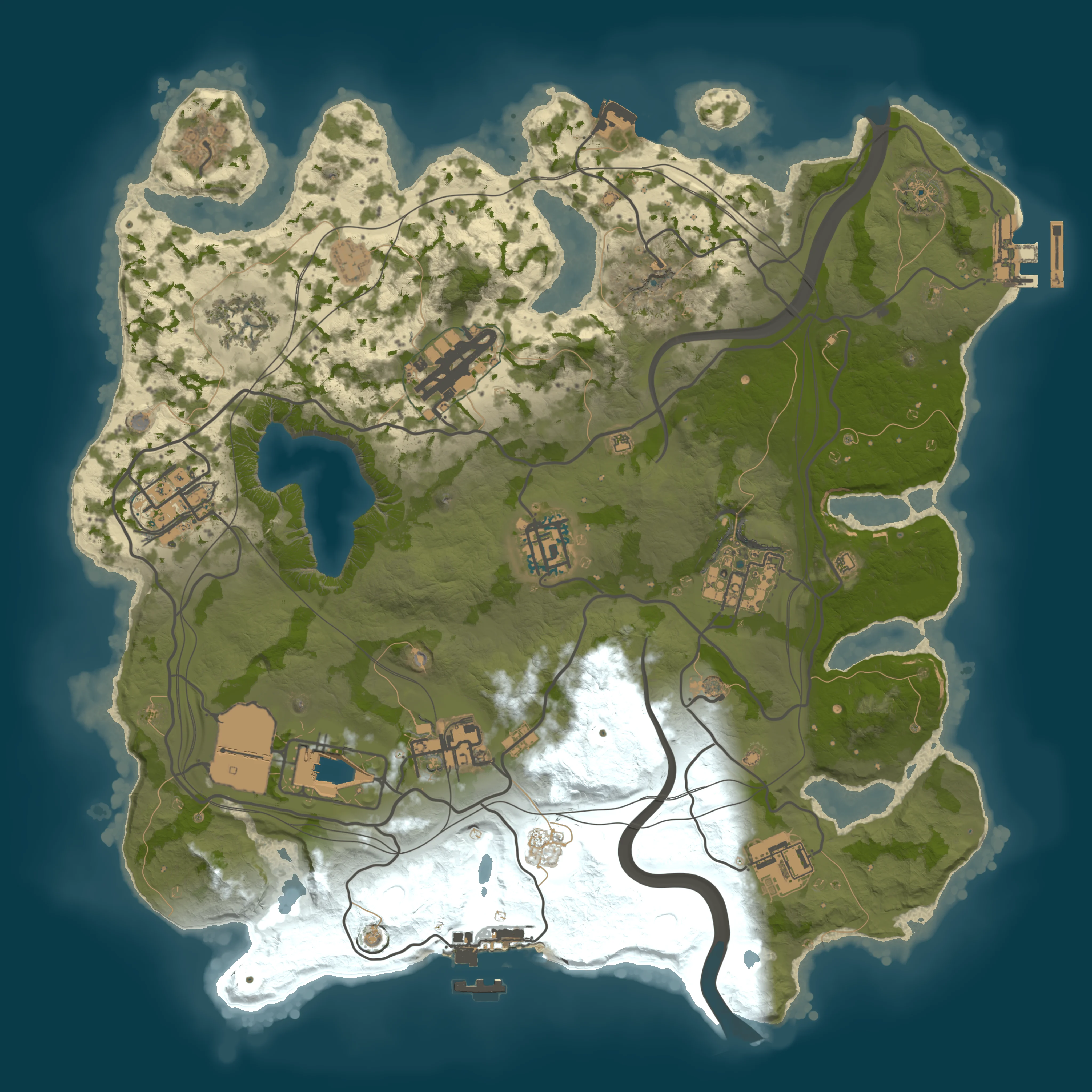 Rendered map for seed 1337