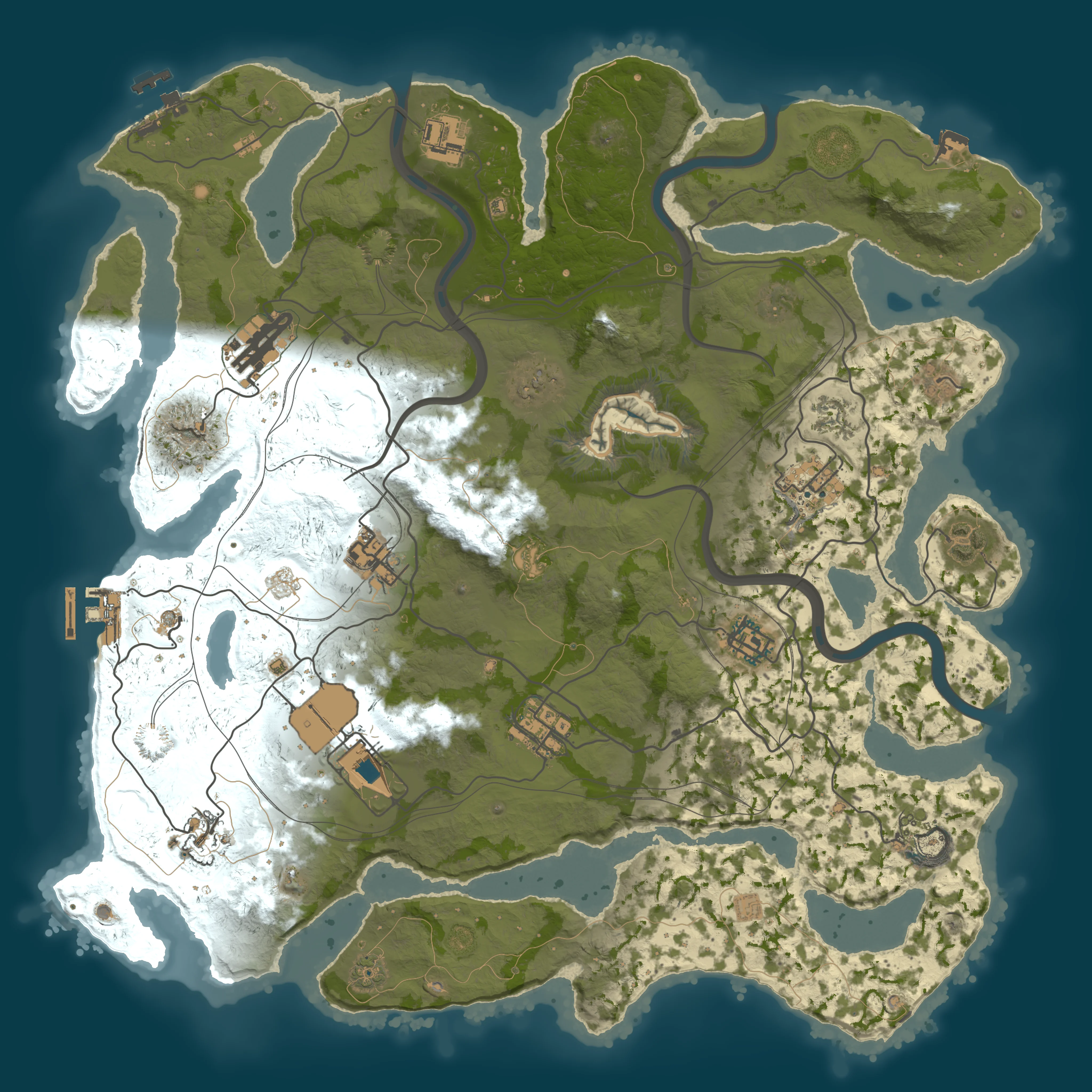 Rendered map for seed 1