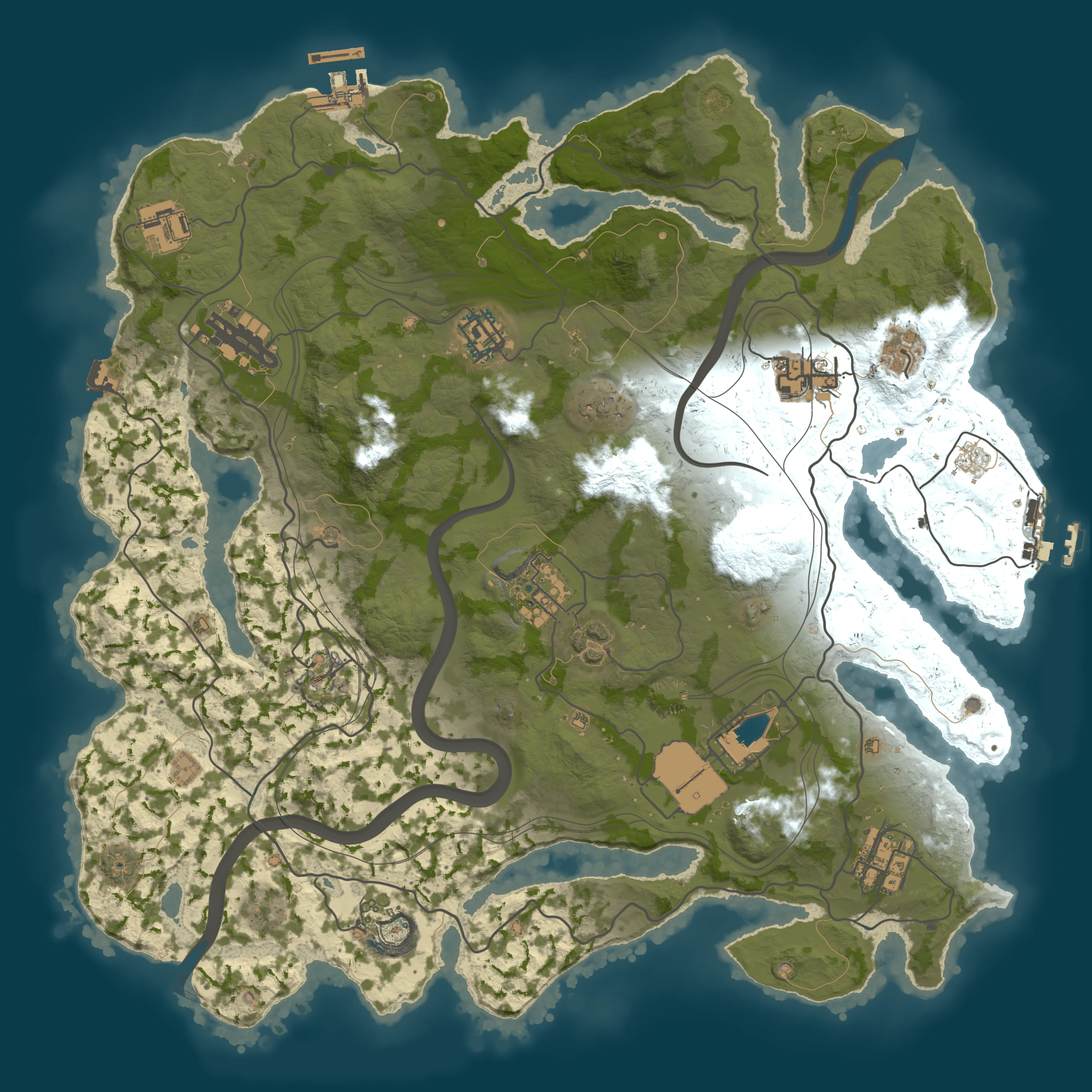 Rendered map for seed 314146560