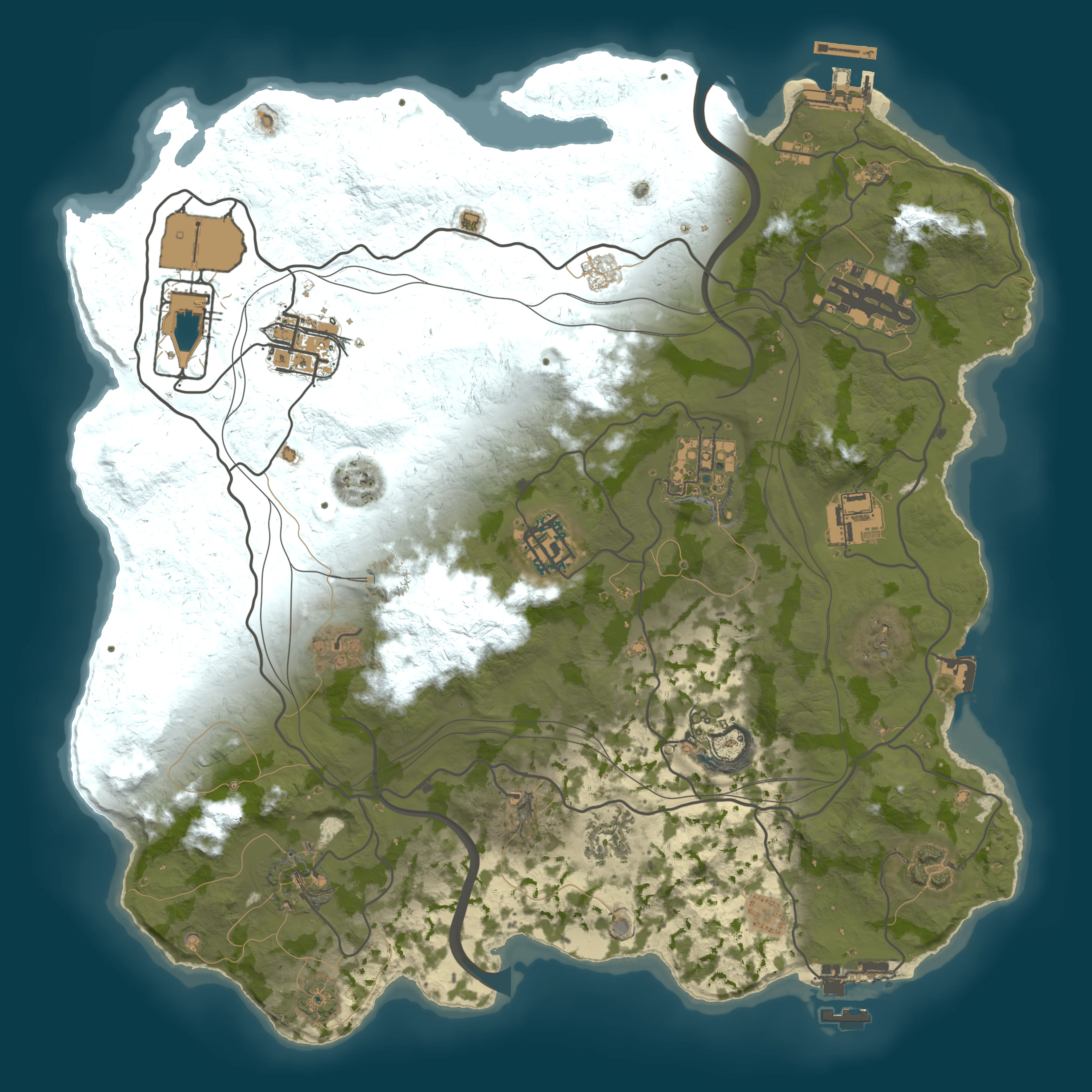 Rendered map for seed 1337