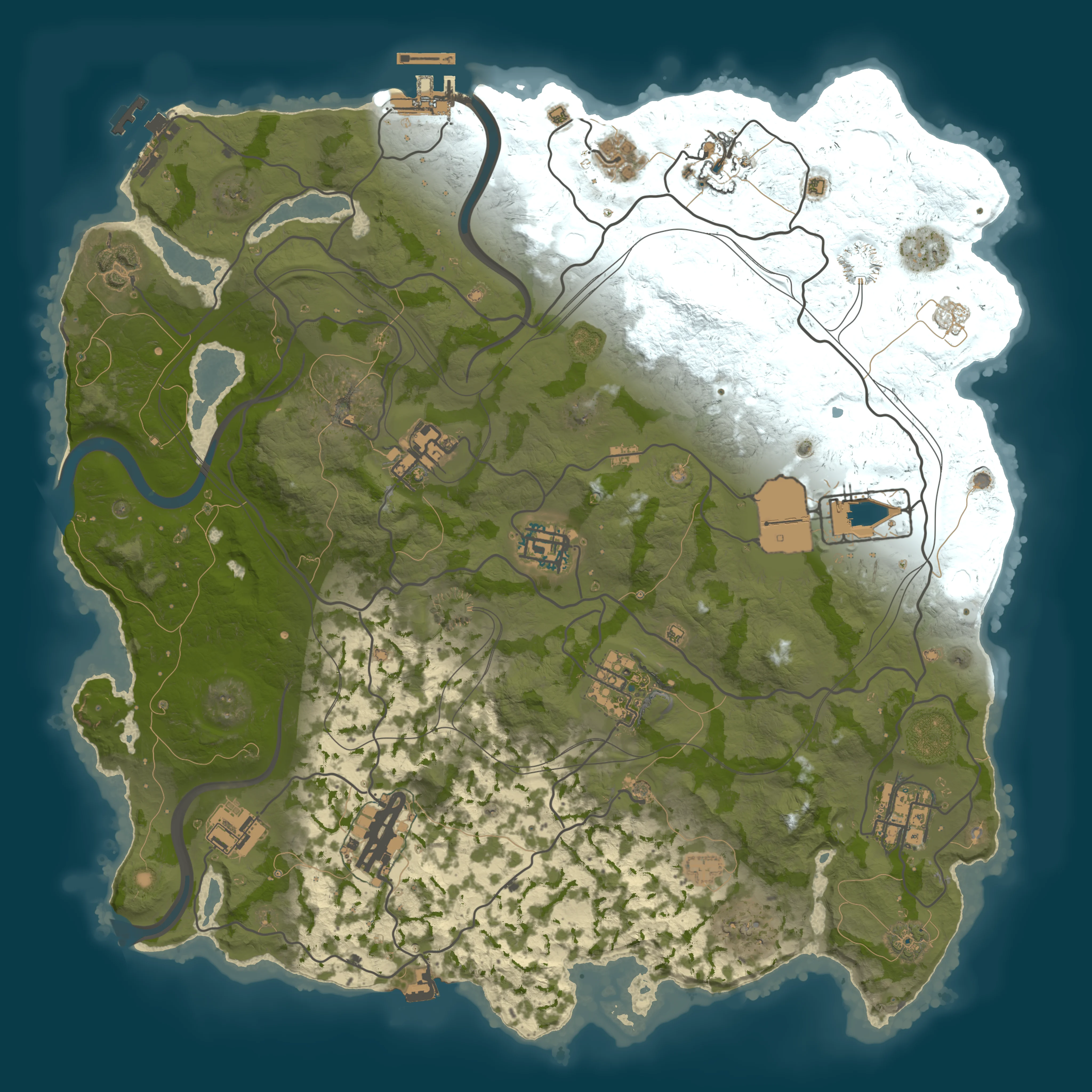 Rendered map for seed 99784