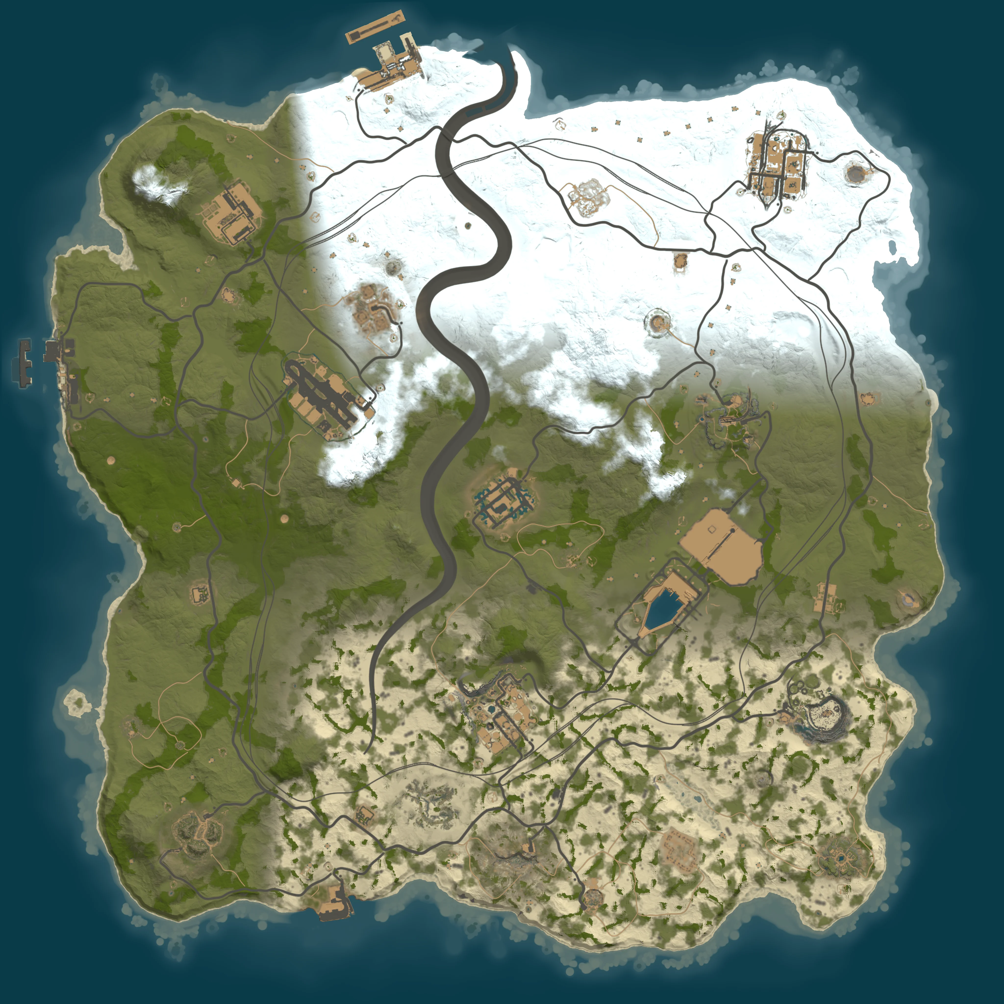 Rendered map for seed 1337