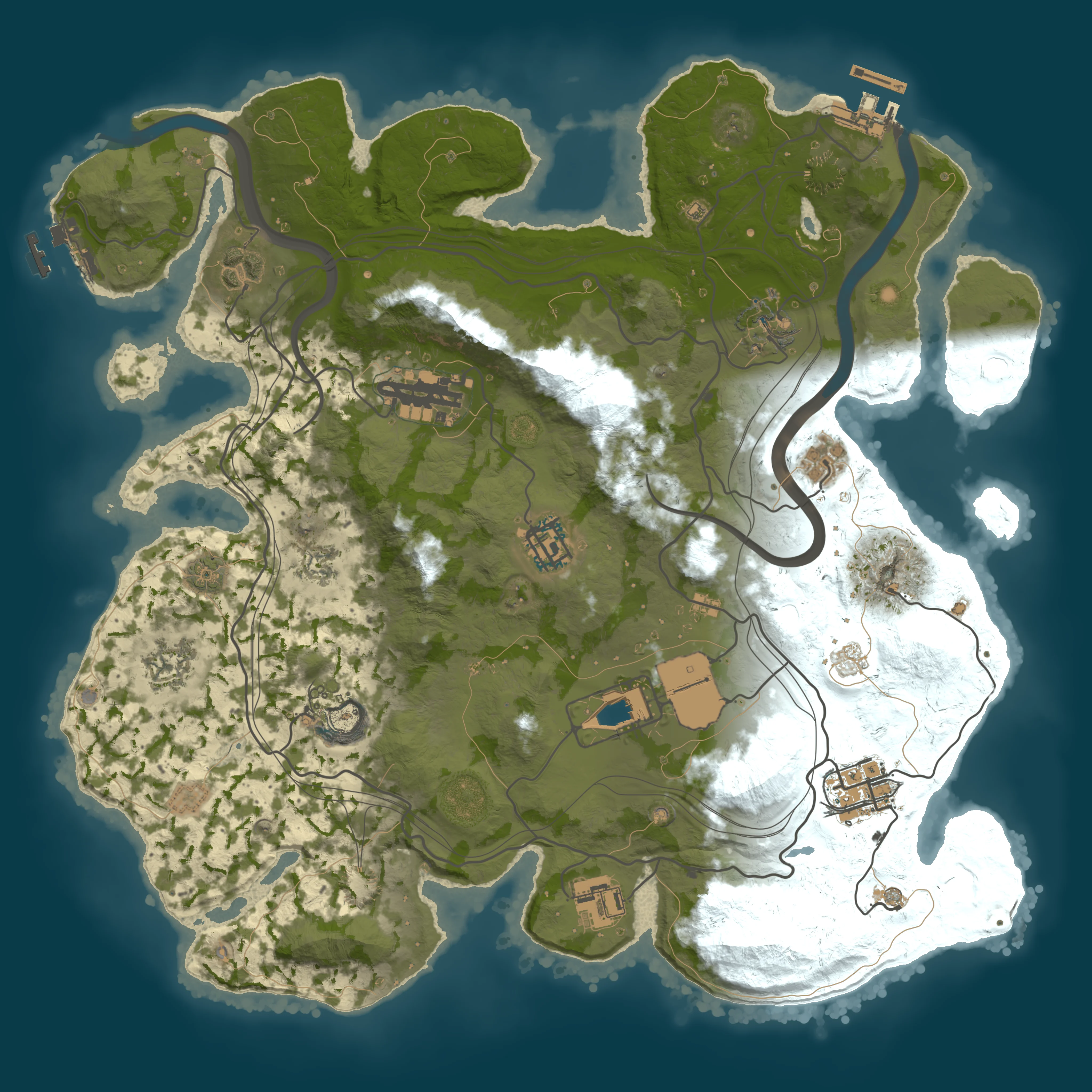 Rendered map for seed 0