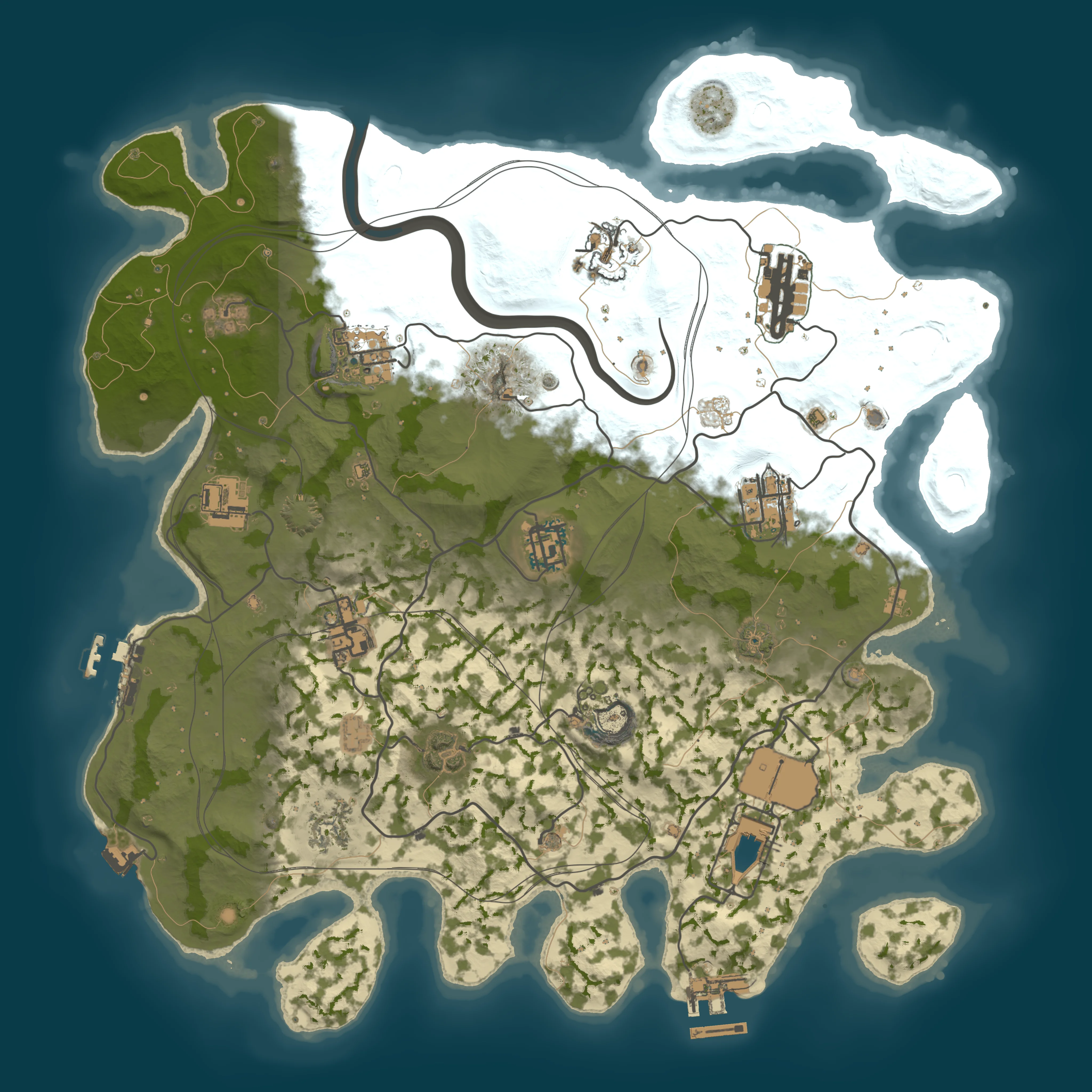 Rendered map for seed 953629710