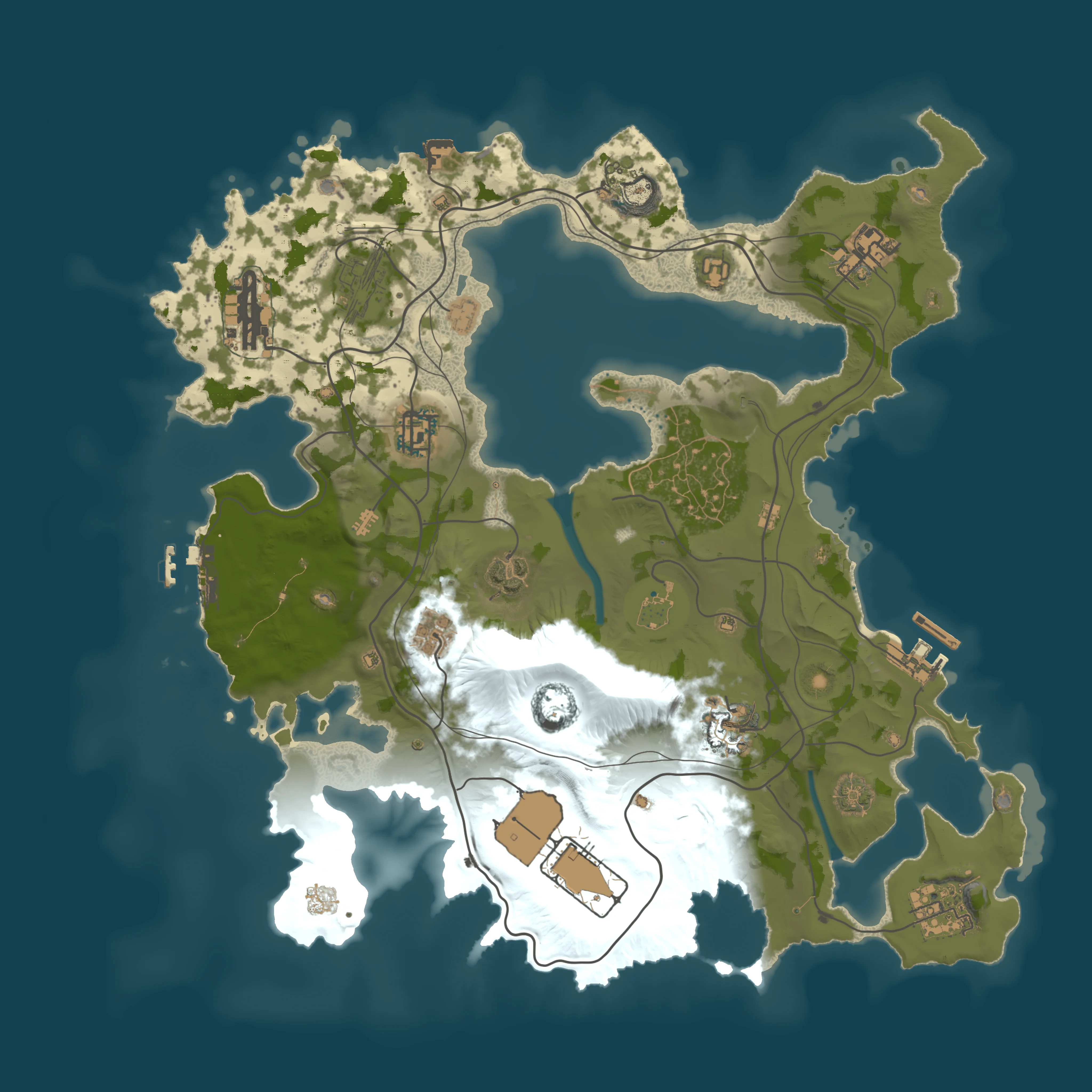 Rendered map for seed 1519133411