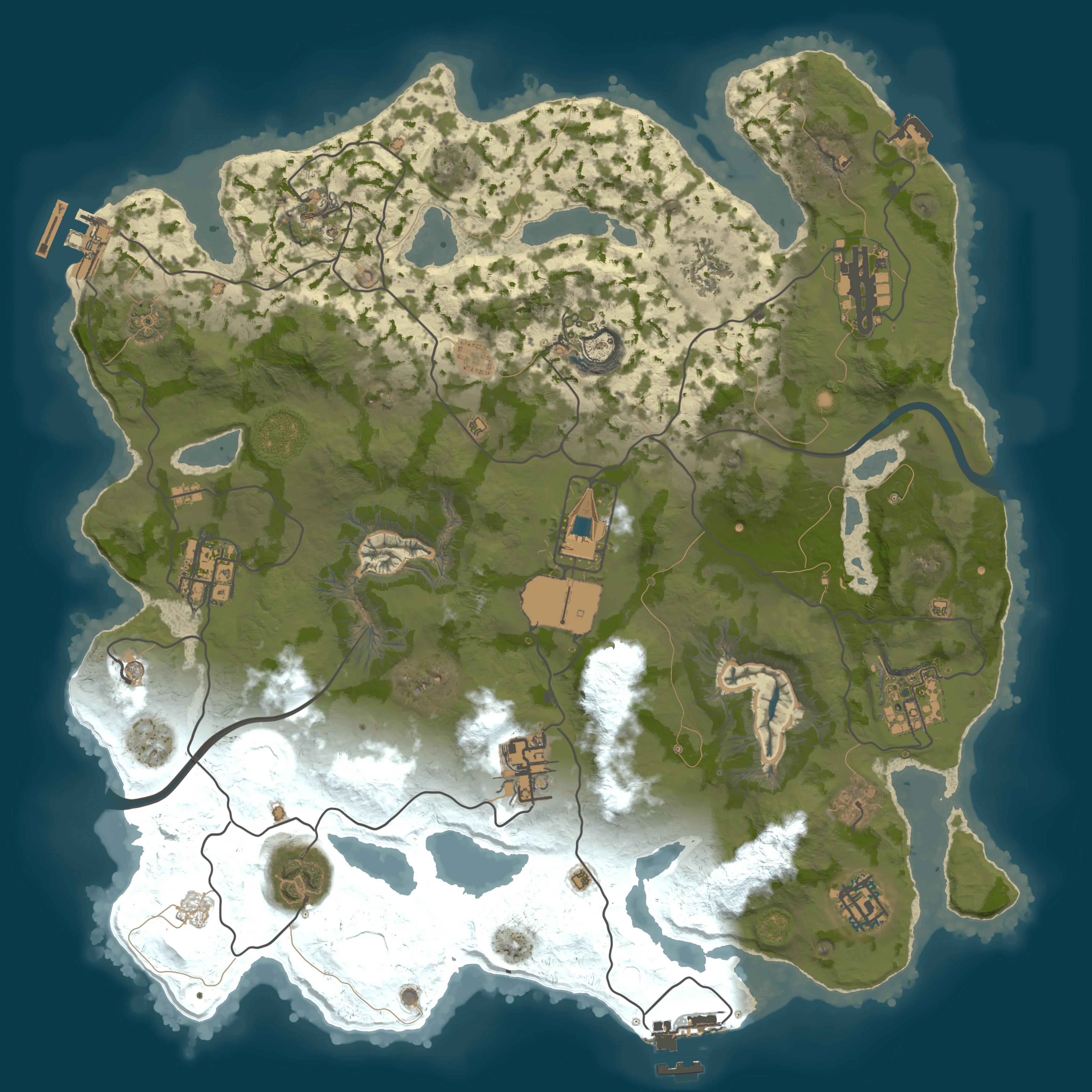 Rendered map for seed 1