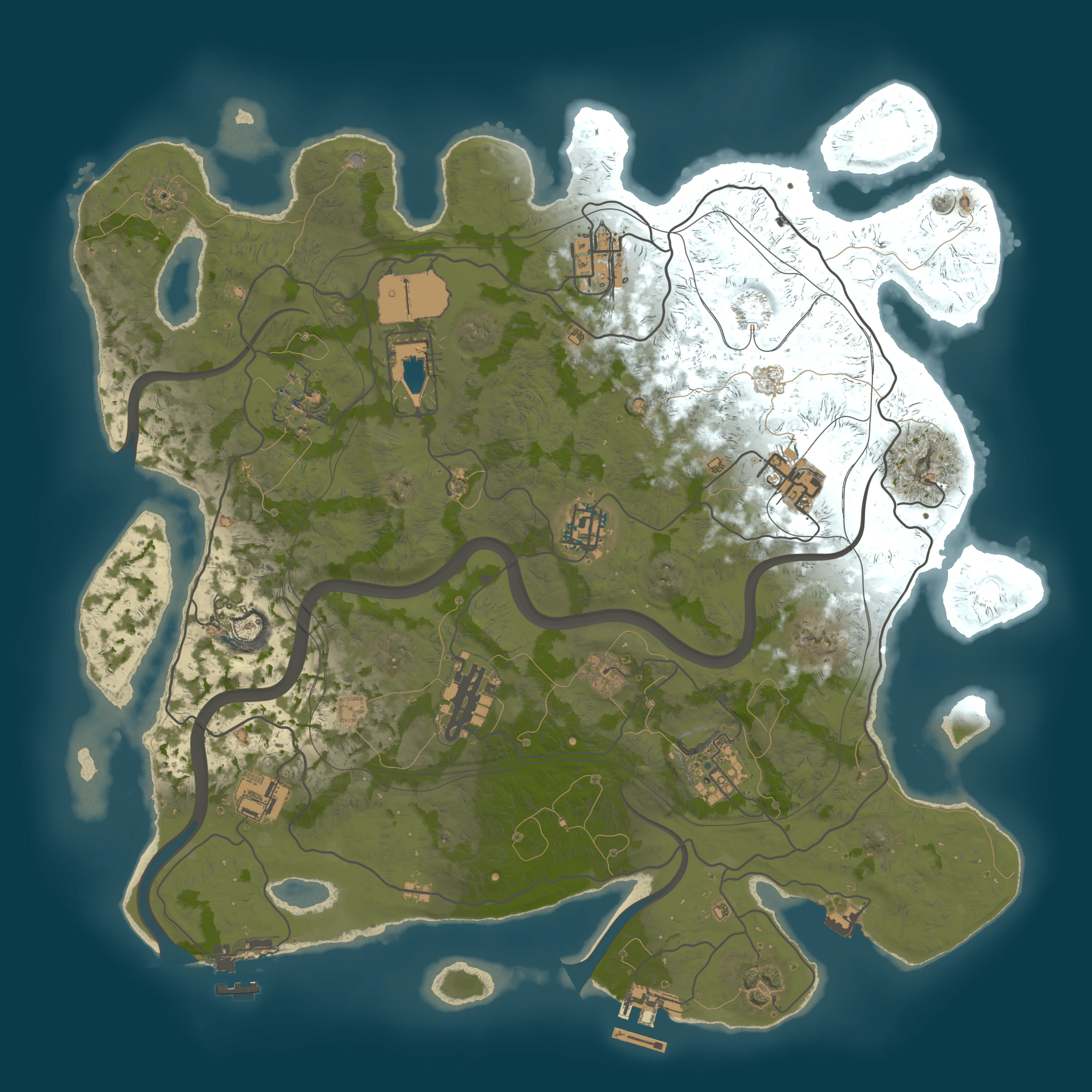 Rendered map for seed 1337