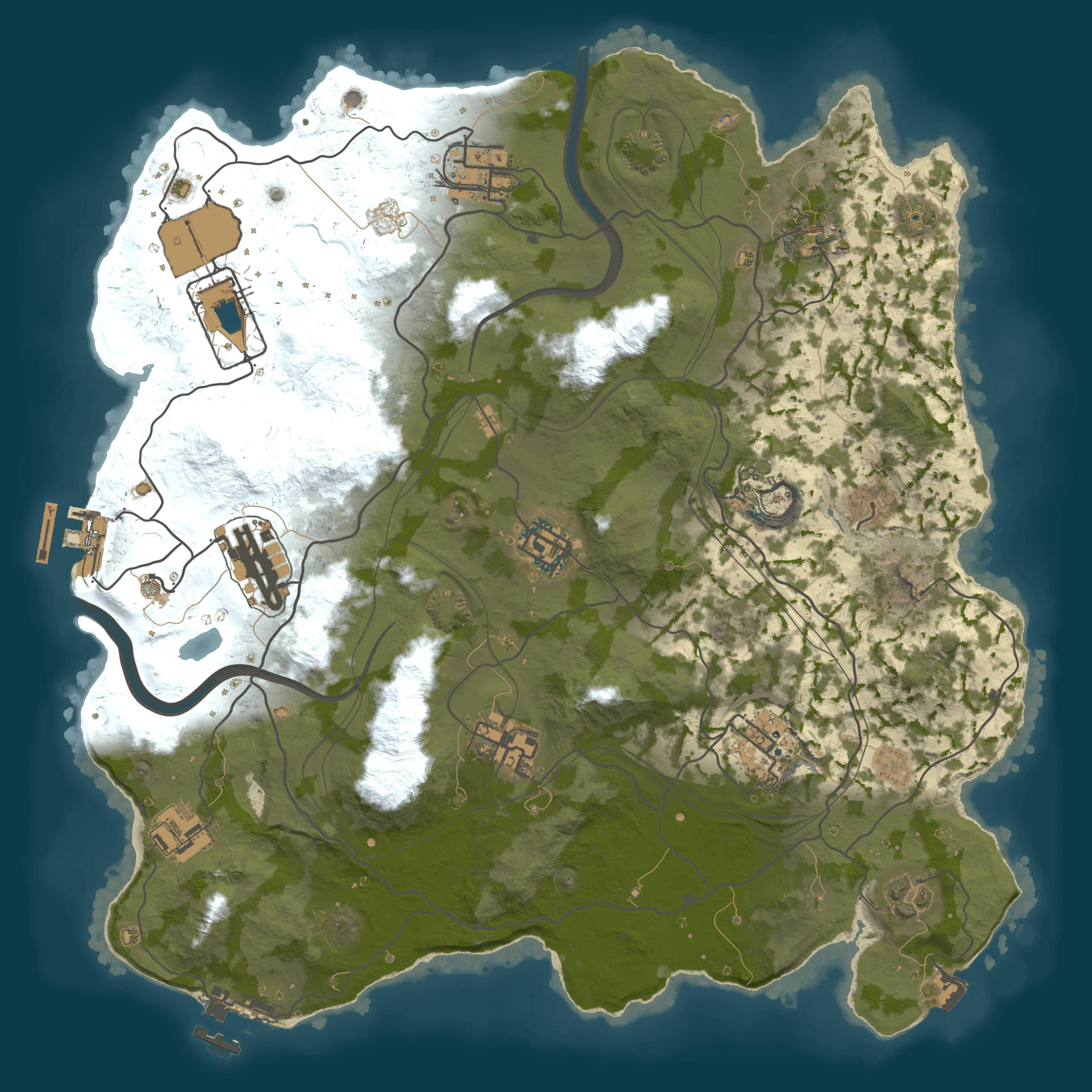 Rendered map for seed 0