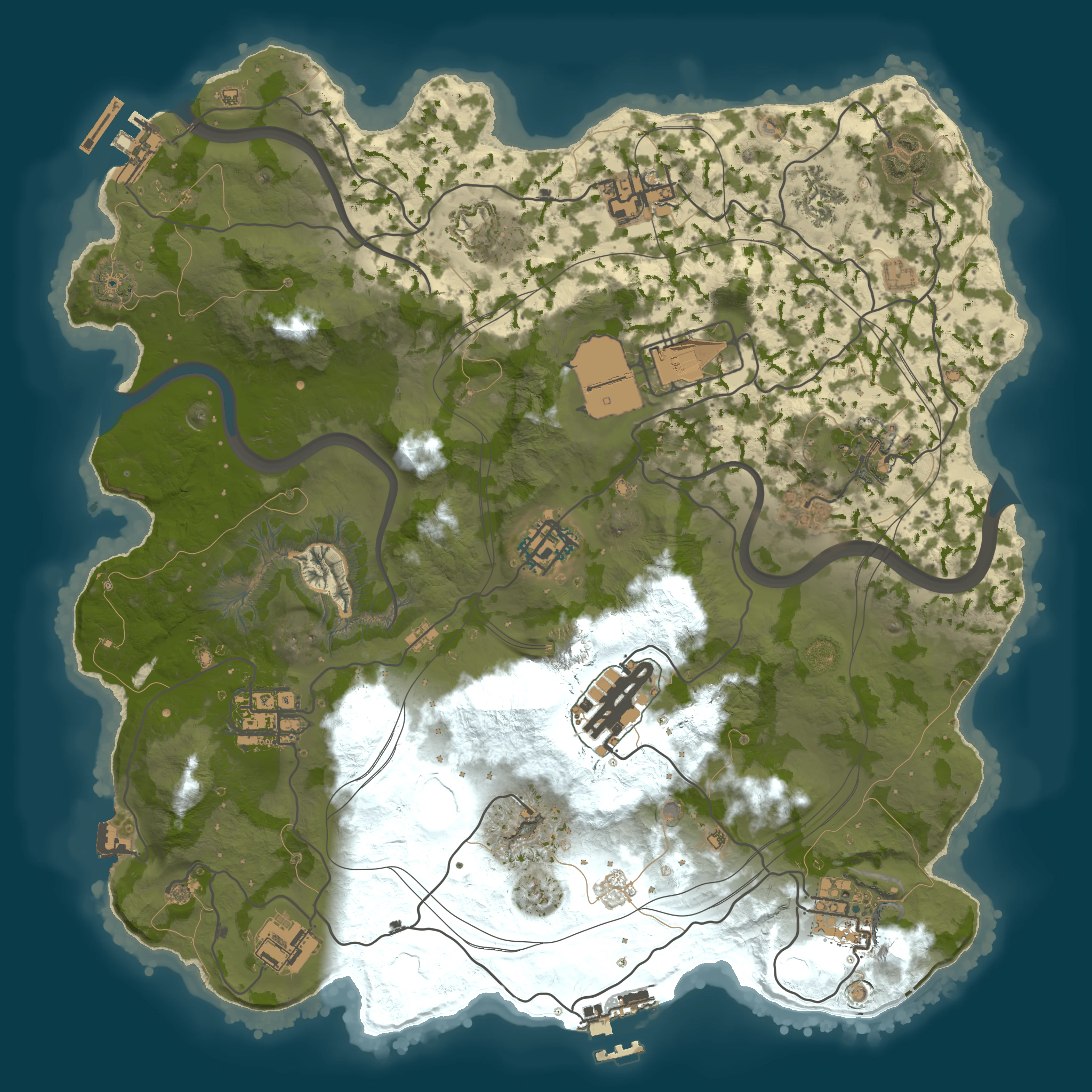 Rendered map for seed 1770