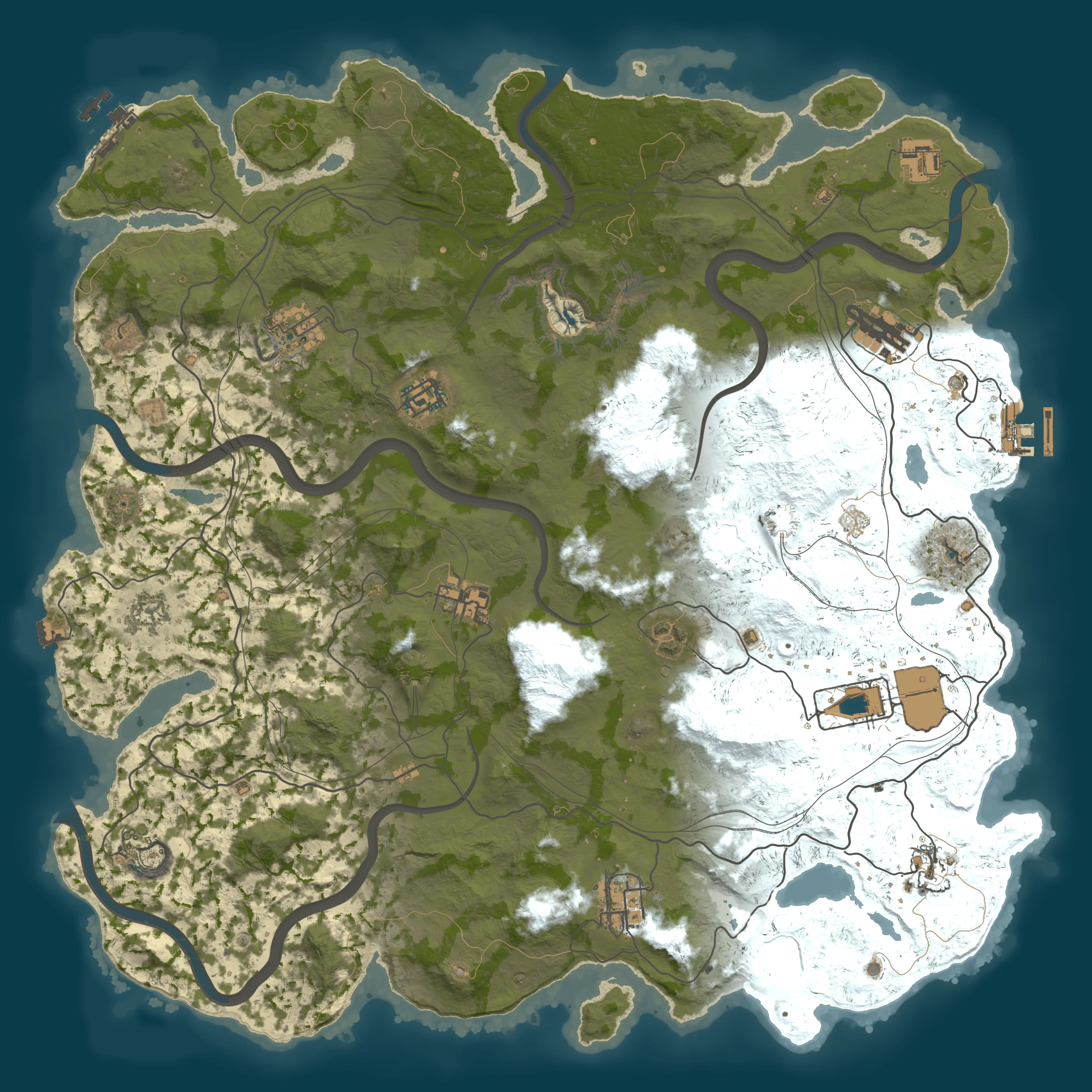 Rendered map for seed 1337