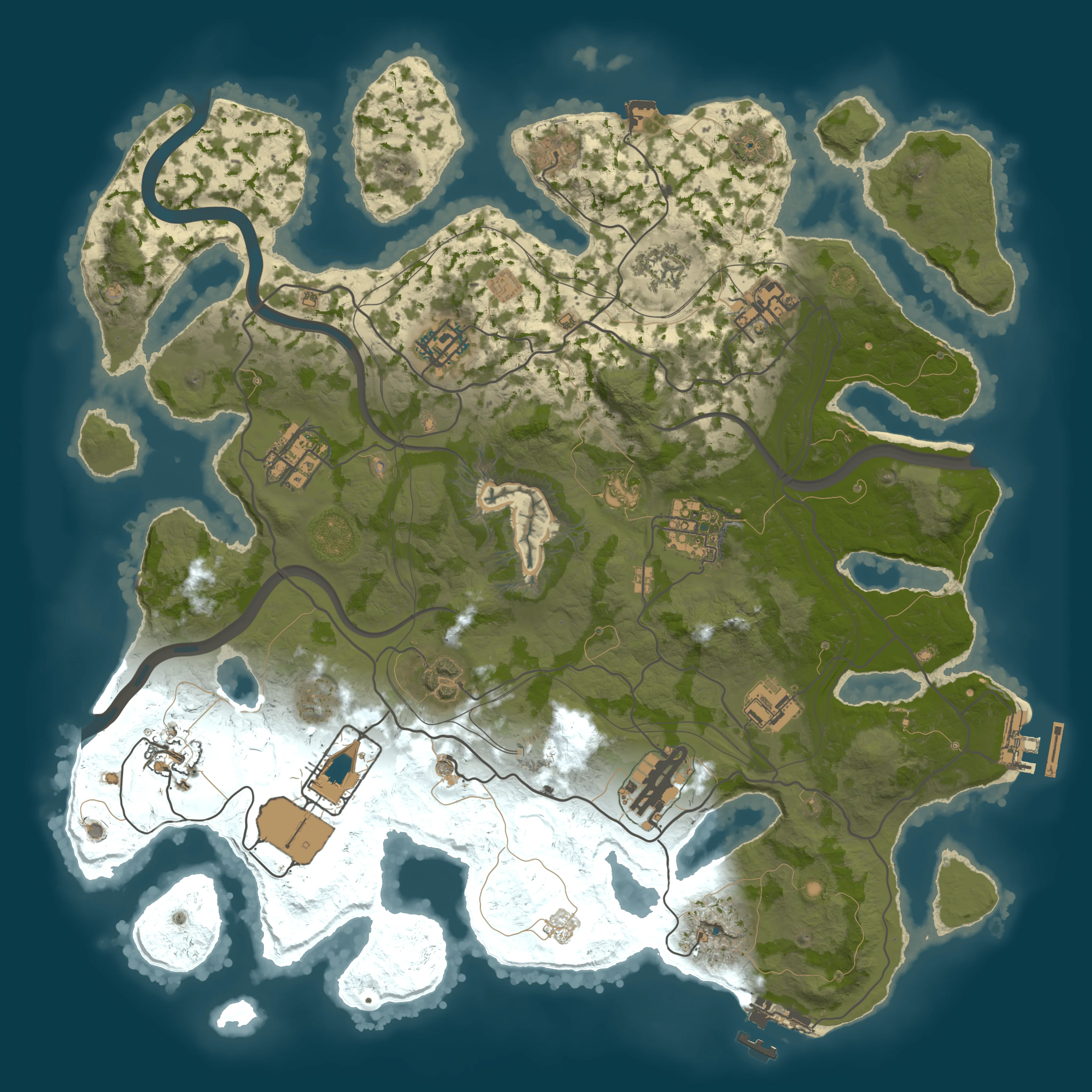 Rendered map for seed 1337