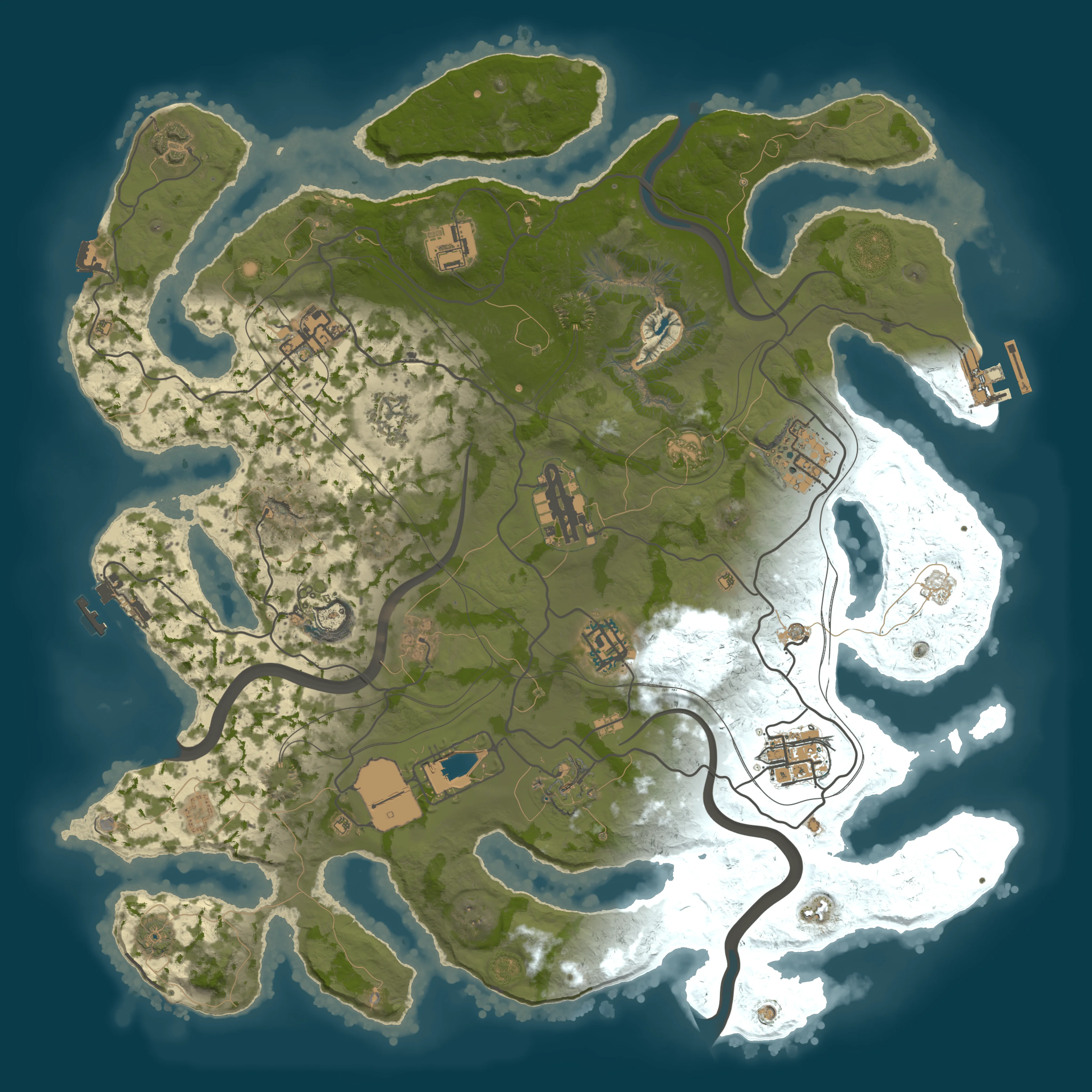 Rendered map for seed 1337