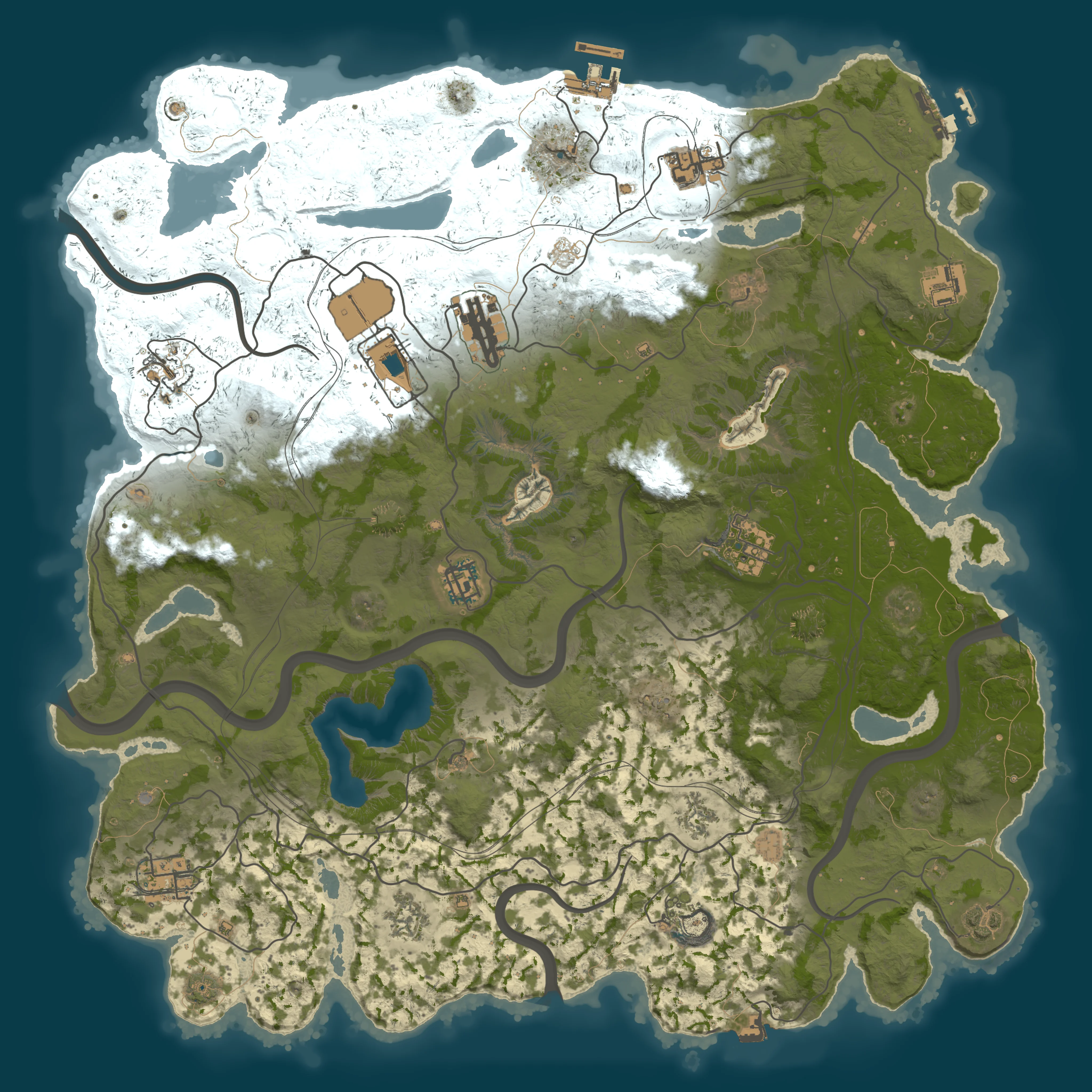 Rendered map for seed 0