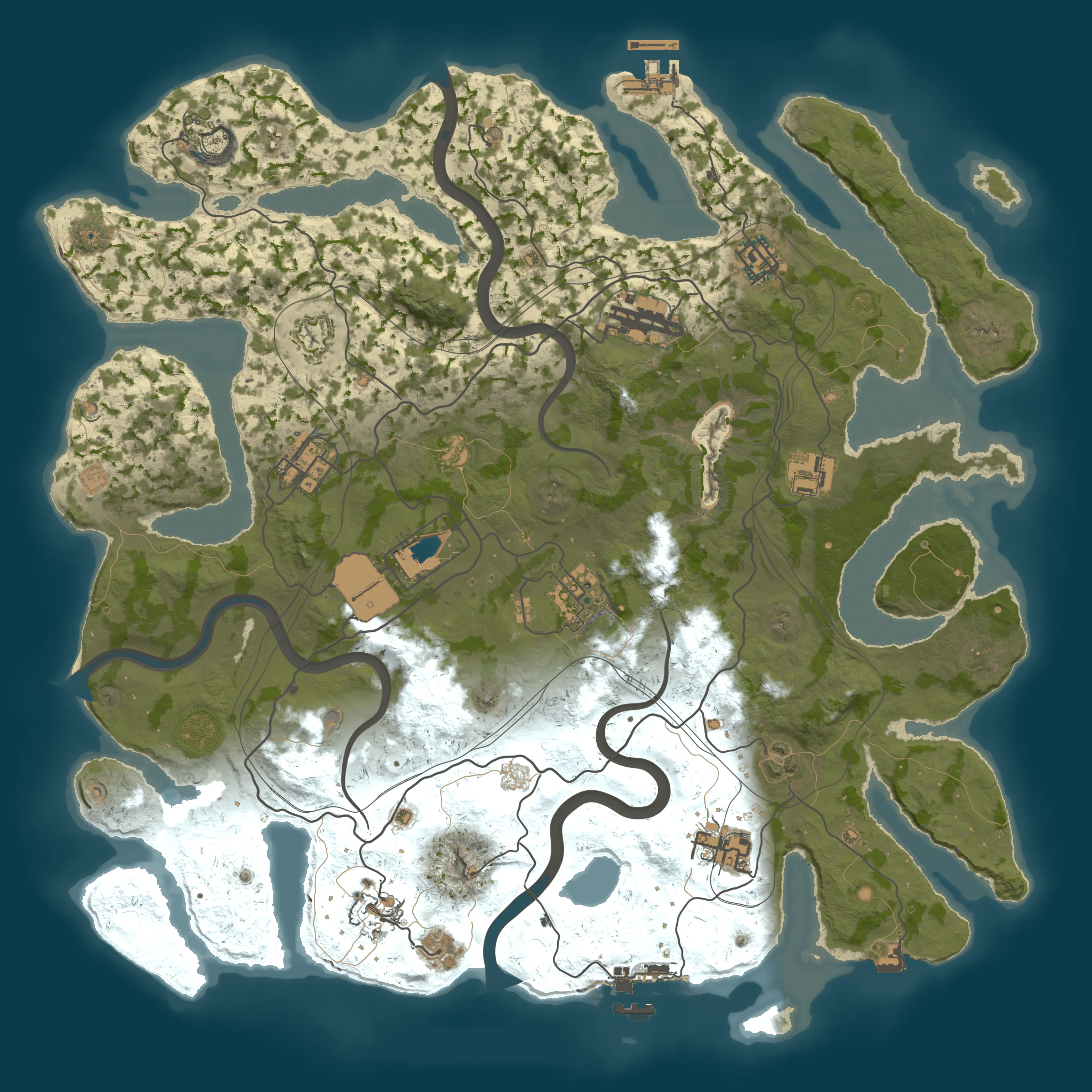 Rendered map for seed 1337