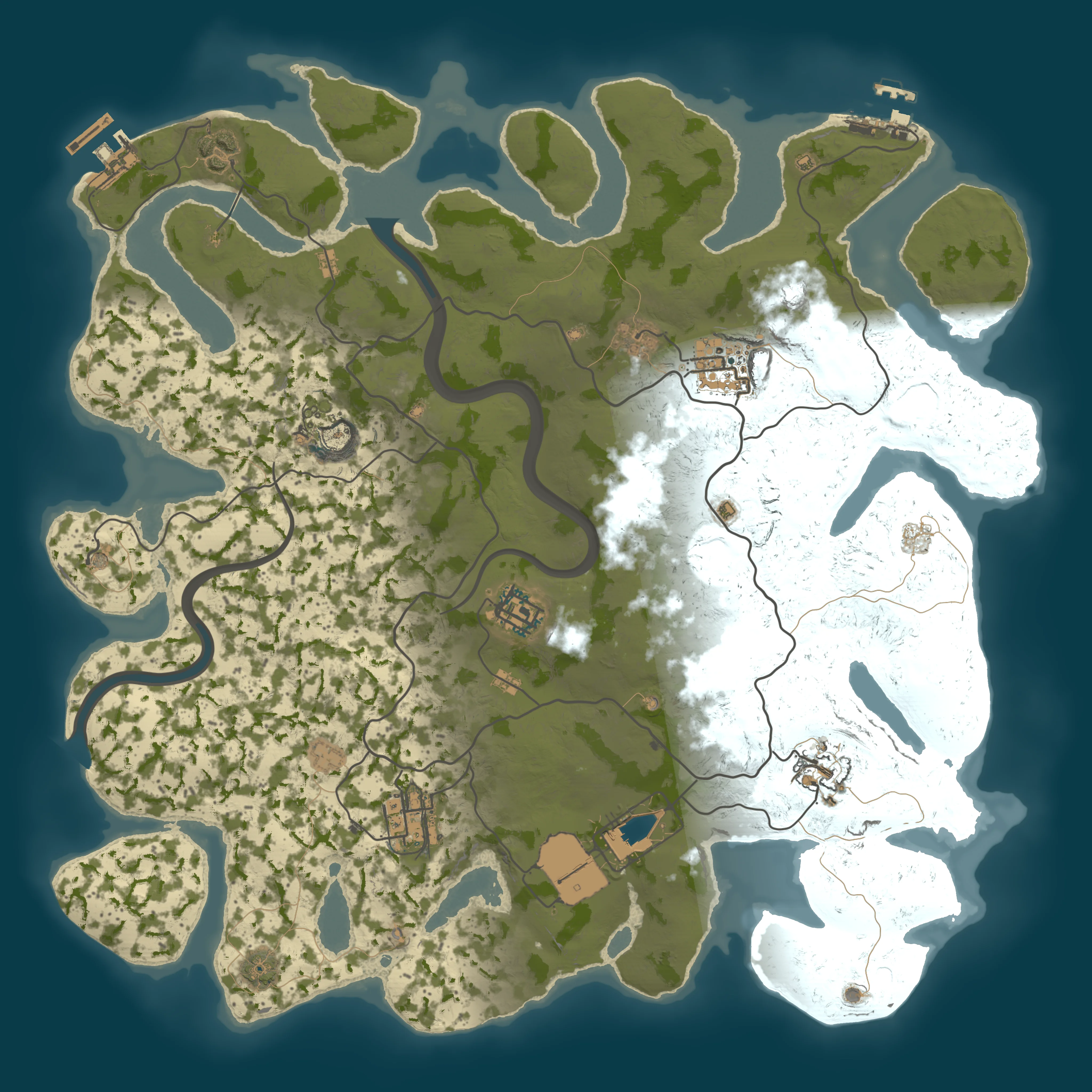 Rendered map for seed 1337