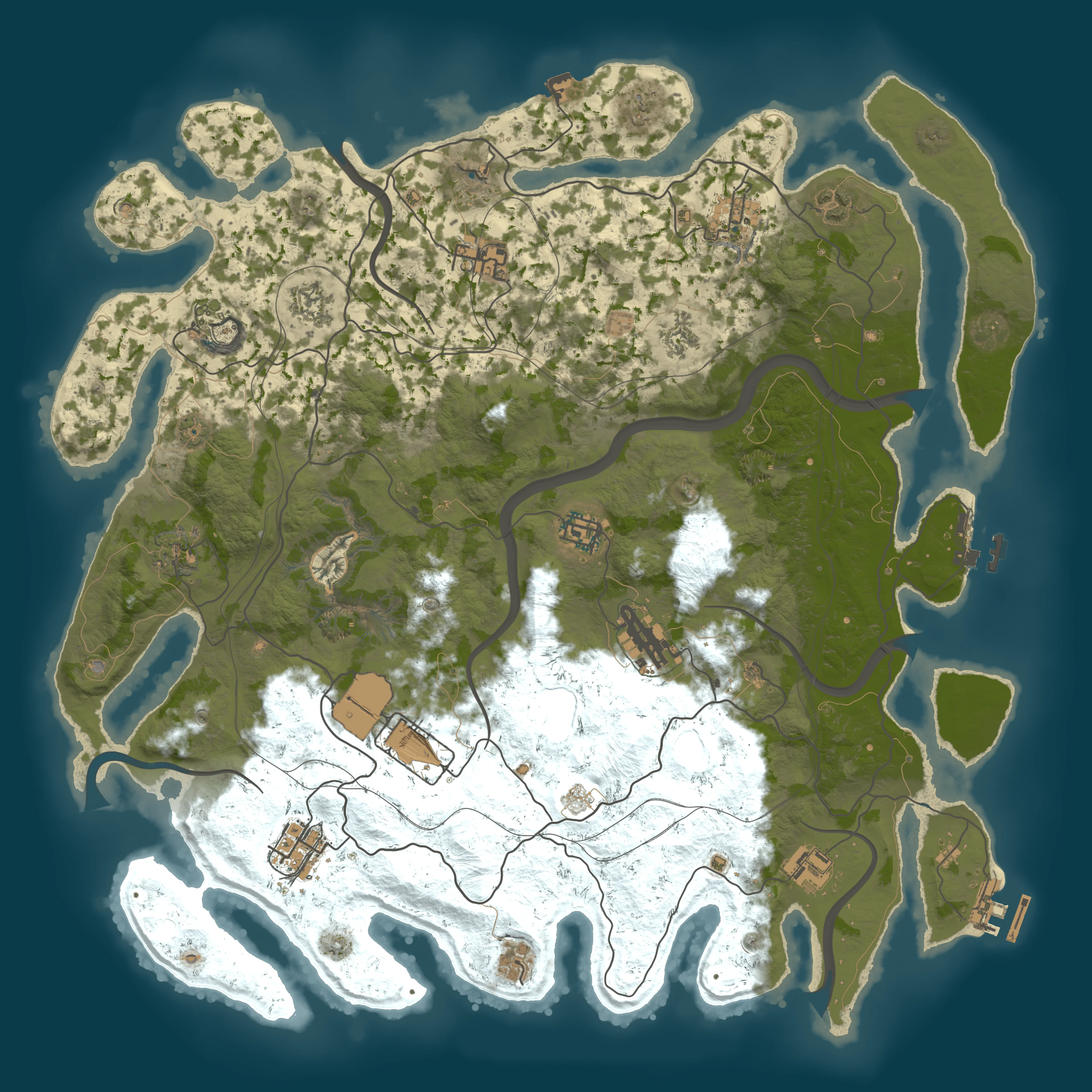 Rendered map for seed 1337