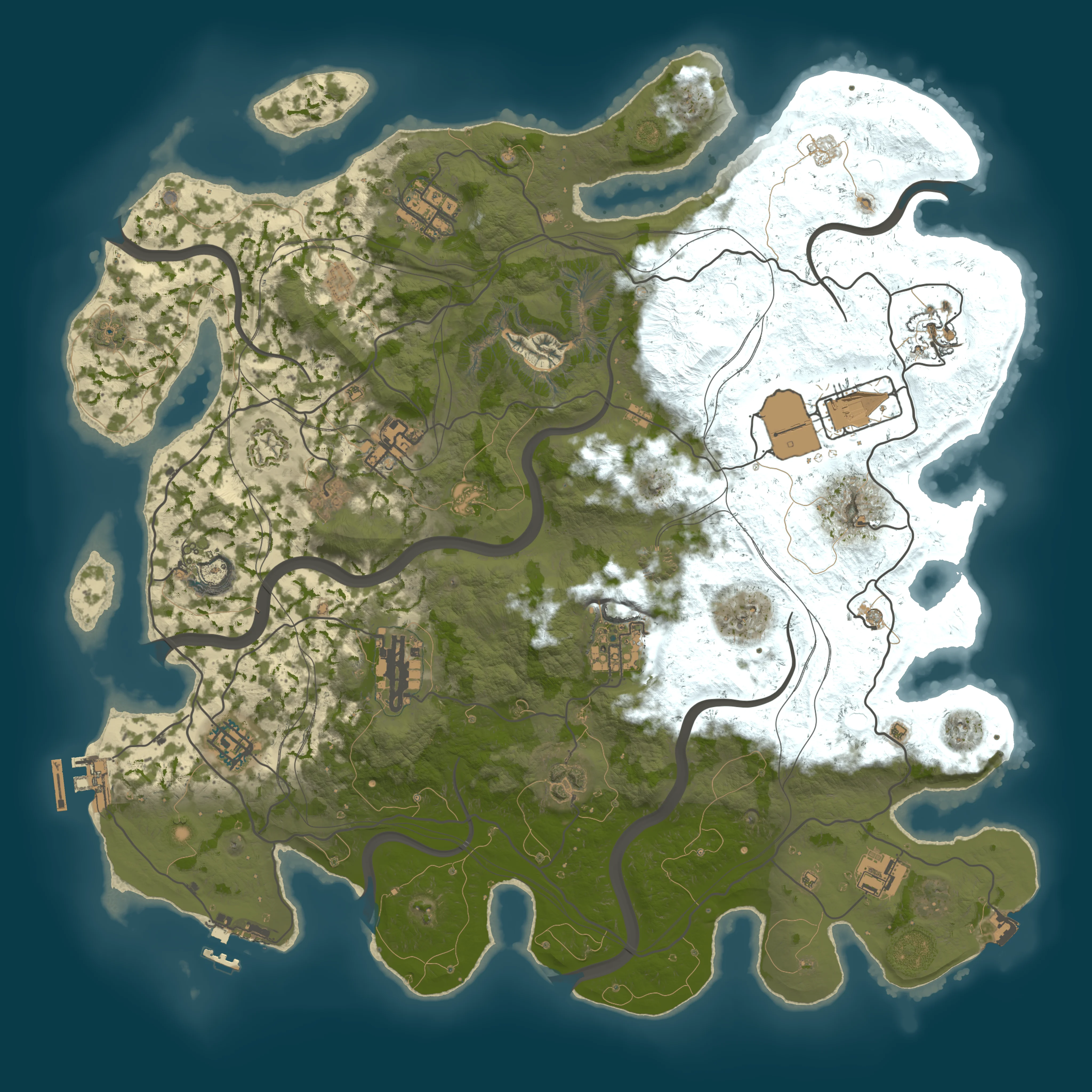 Rendered map for seed 0