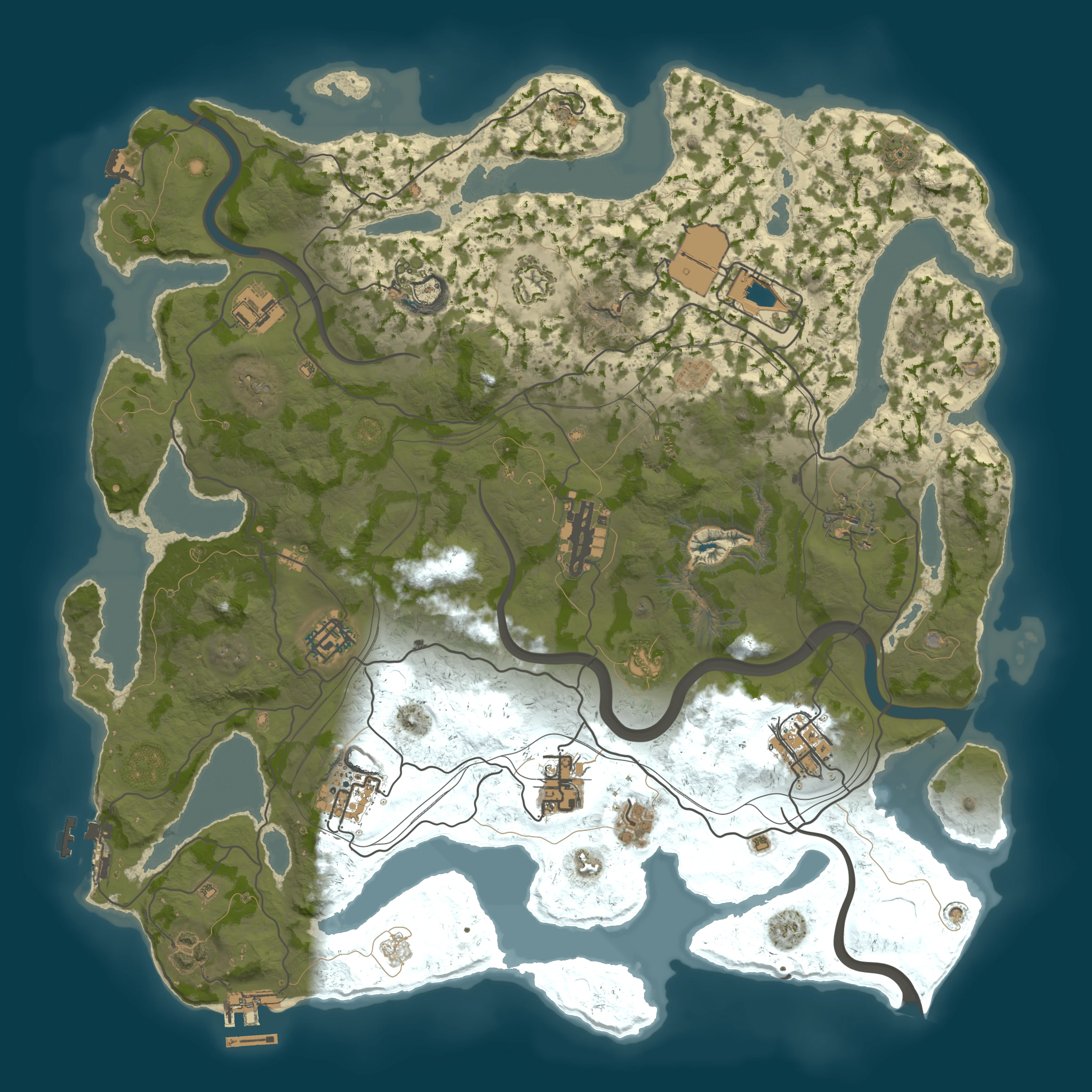 Rendered map for seed 1337