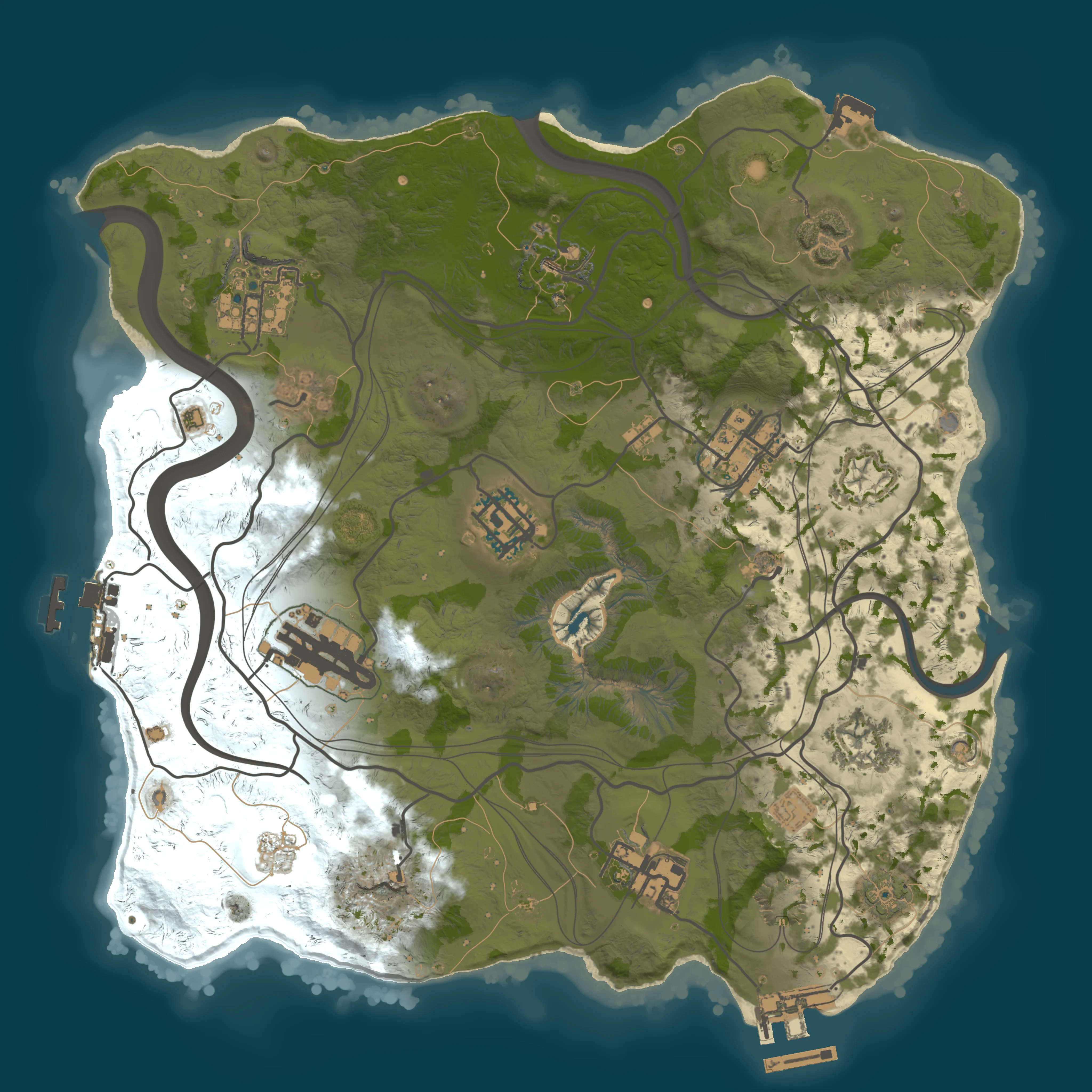 Rendered map for seed 1337