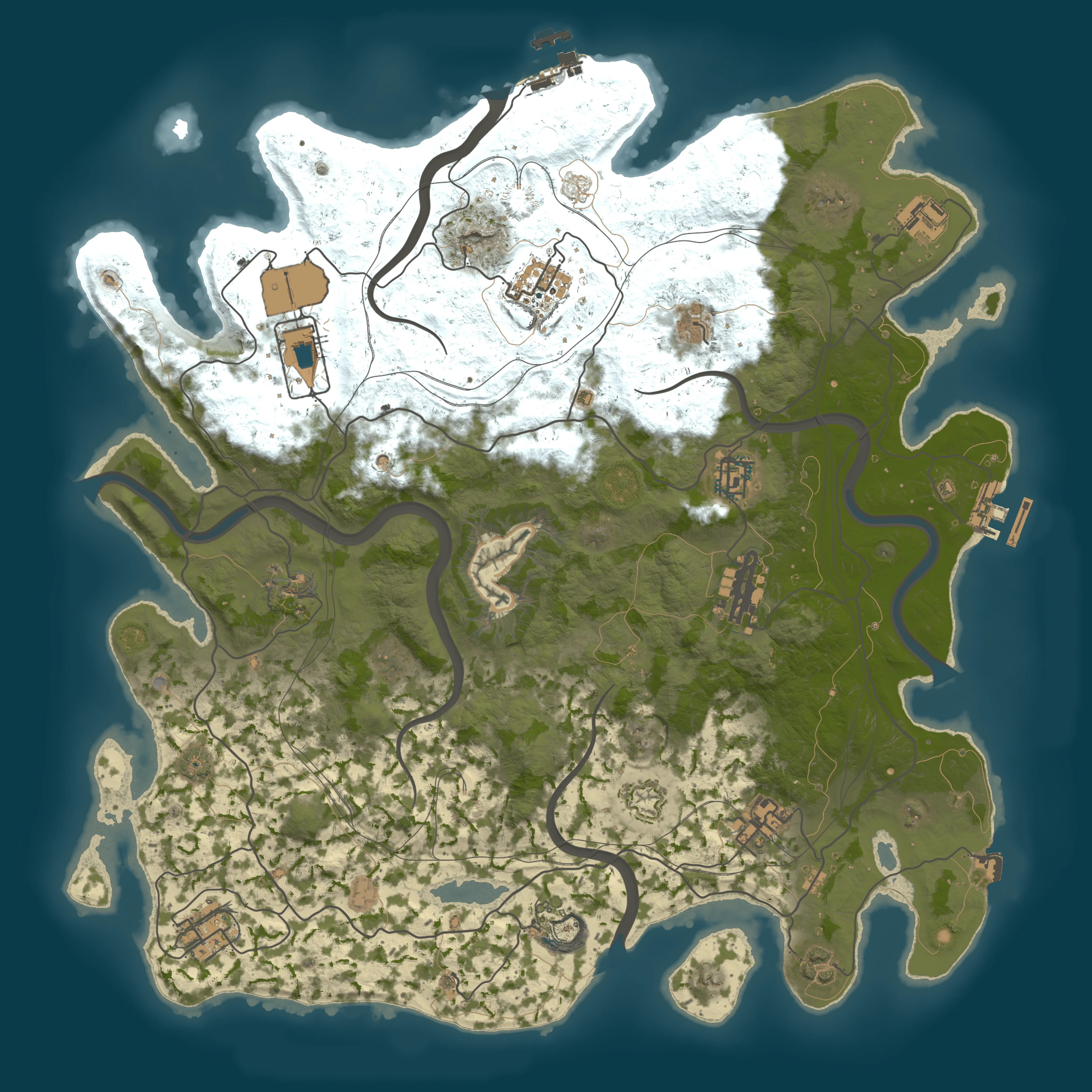 Rendered map for seed 1337