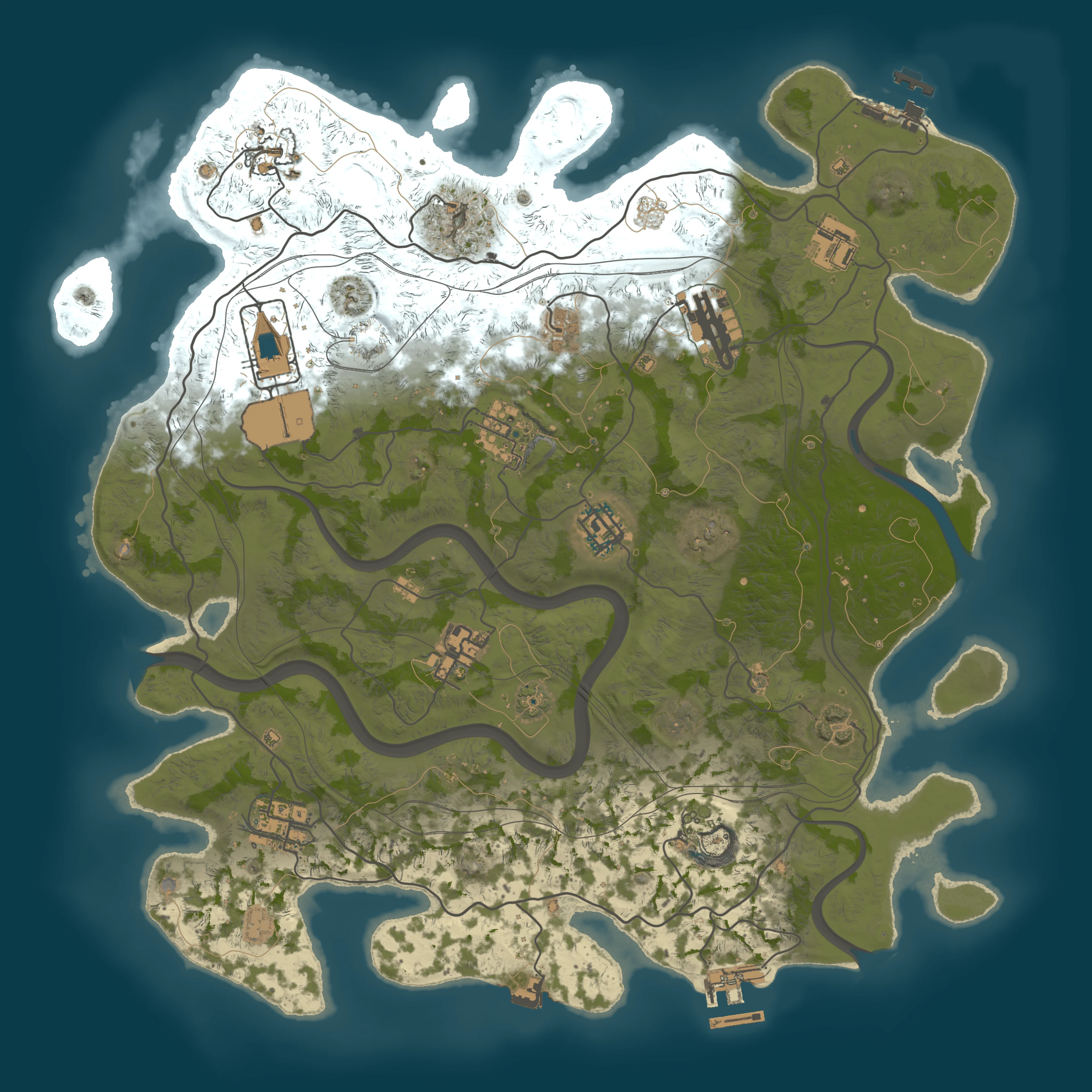 Rendered map for seed 1337