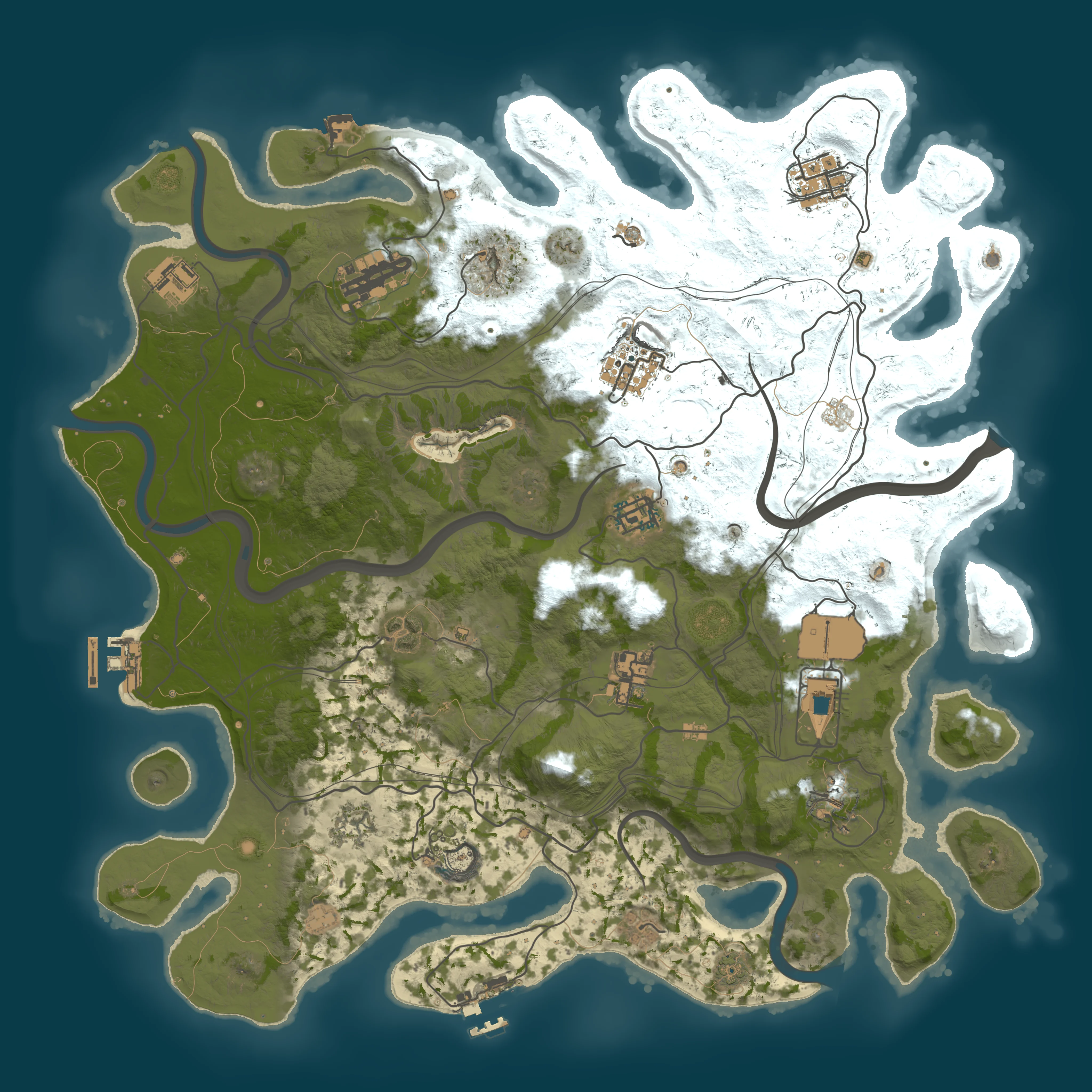 Rendered map for seed 1337