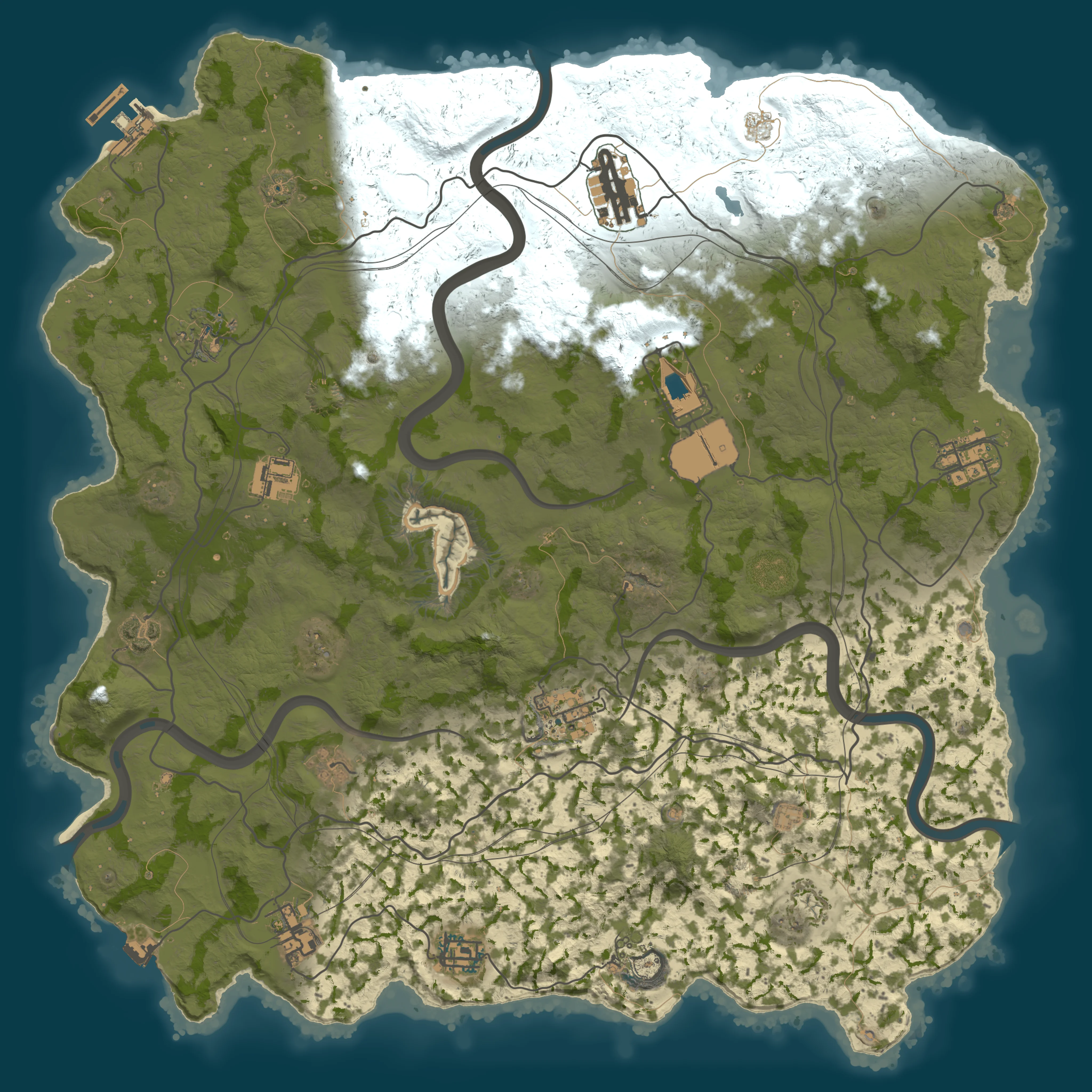 Rendered map for seed 1337