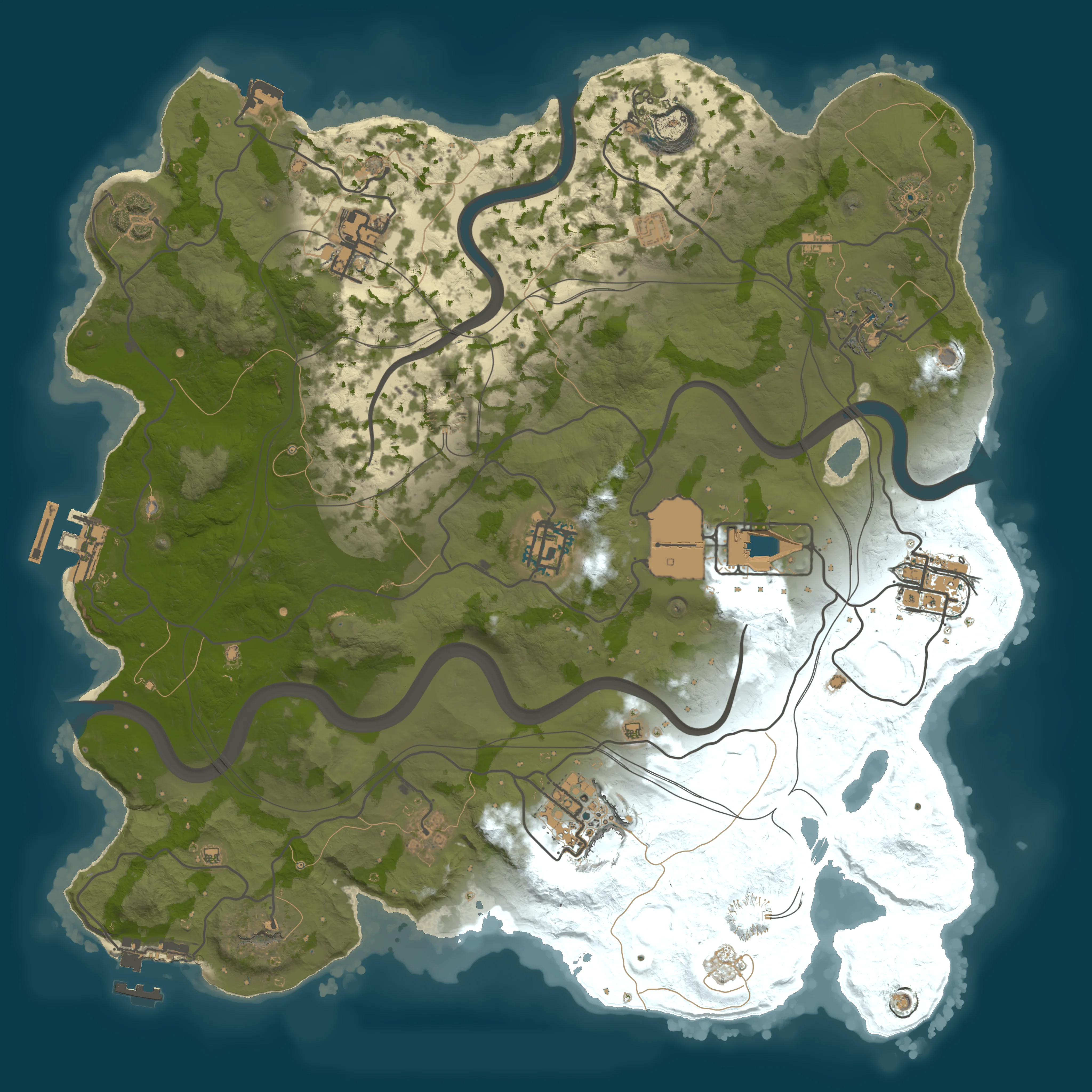 Rendered map for seed 1337
