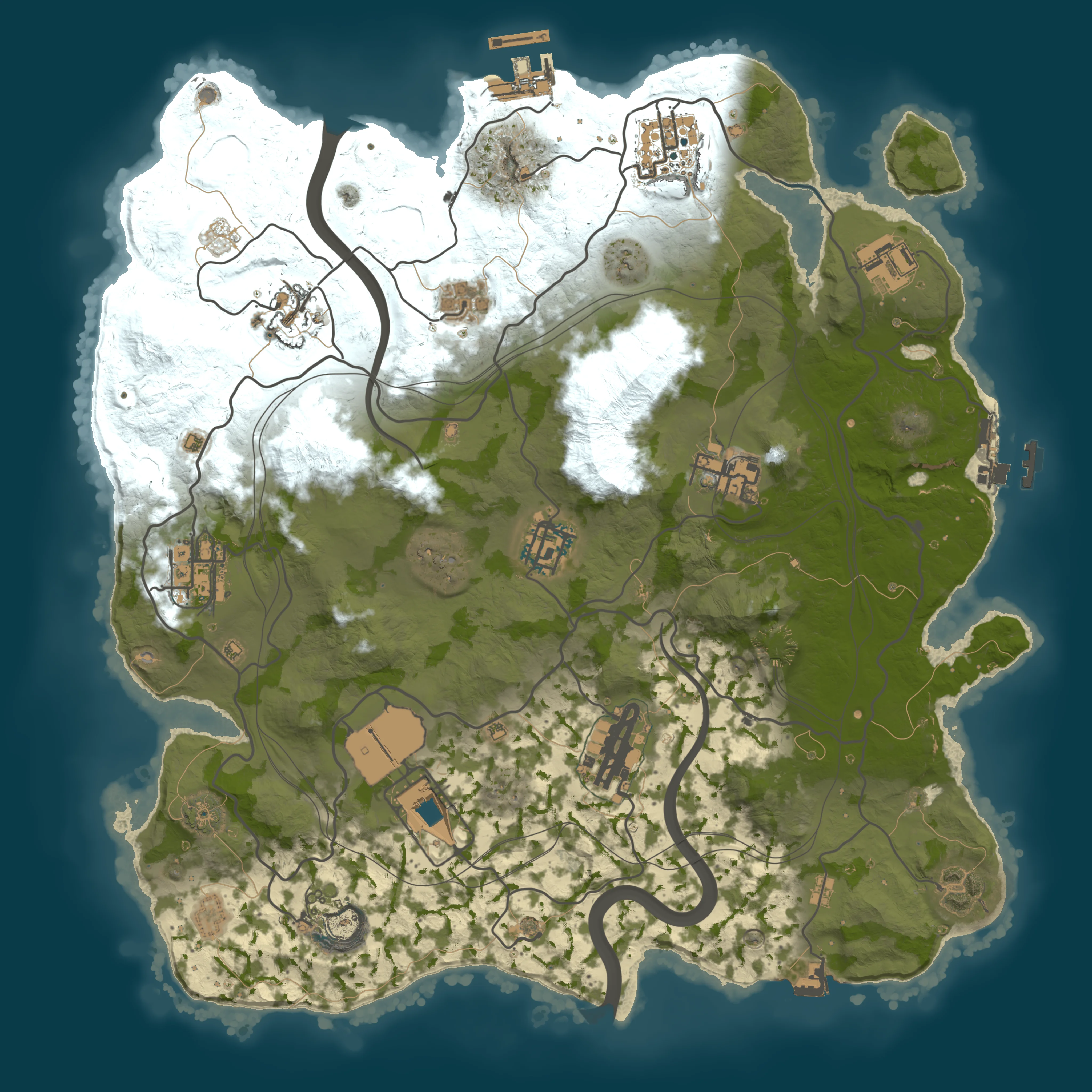 Rendered map for seed 1337