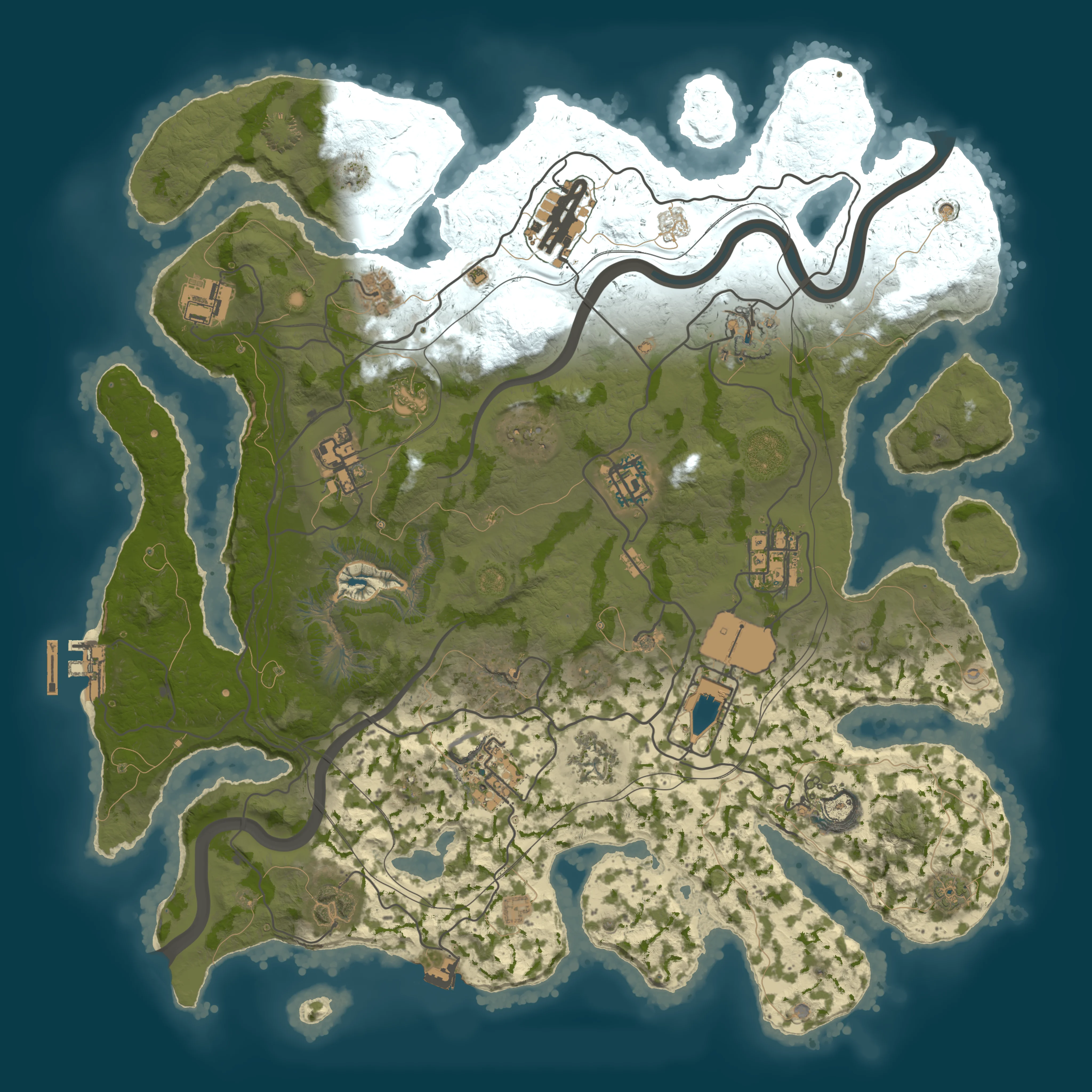 Rendered map for seed 1337