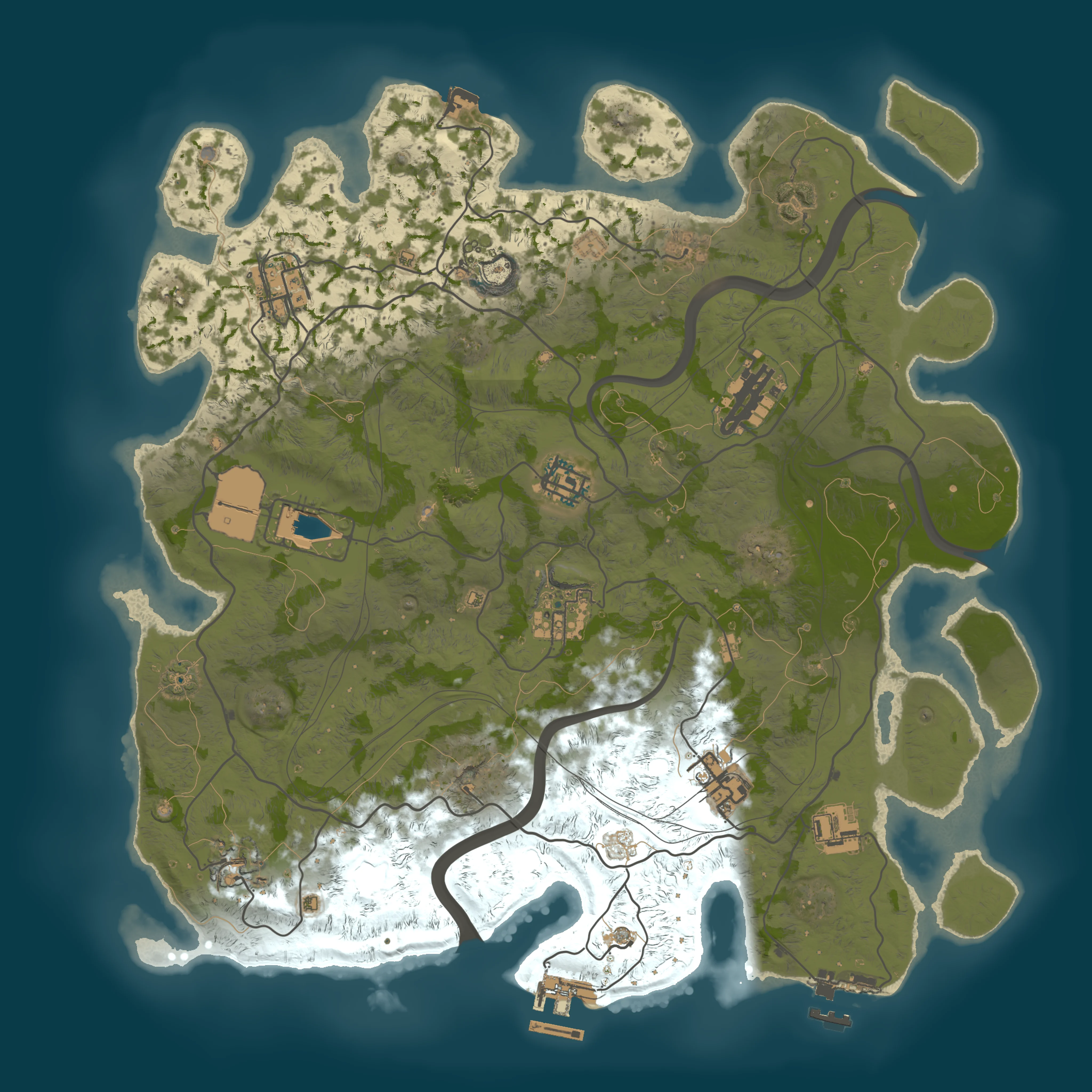 Rendered map for seed 0
