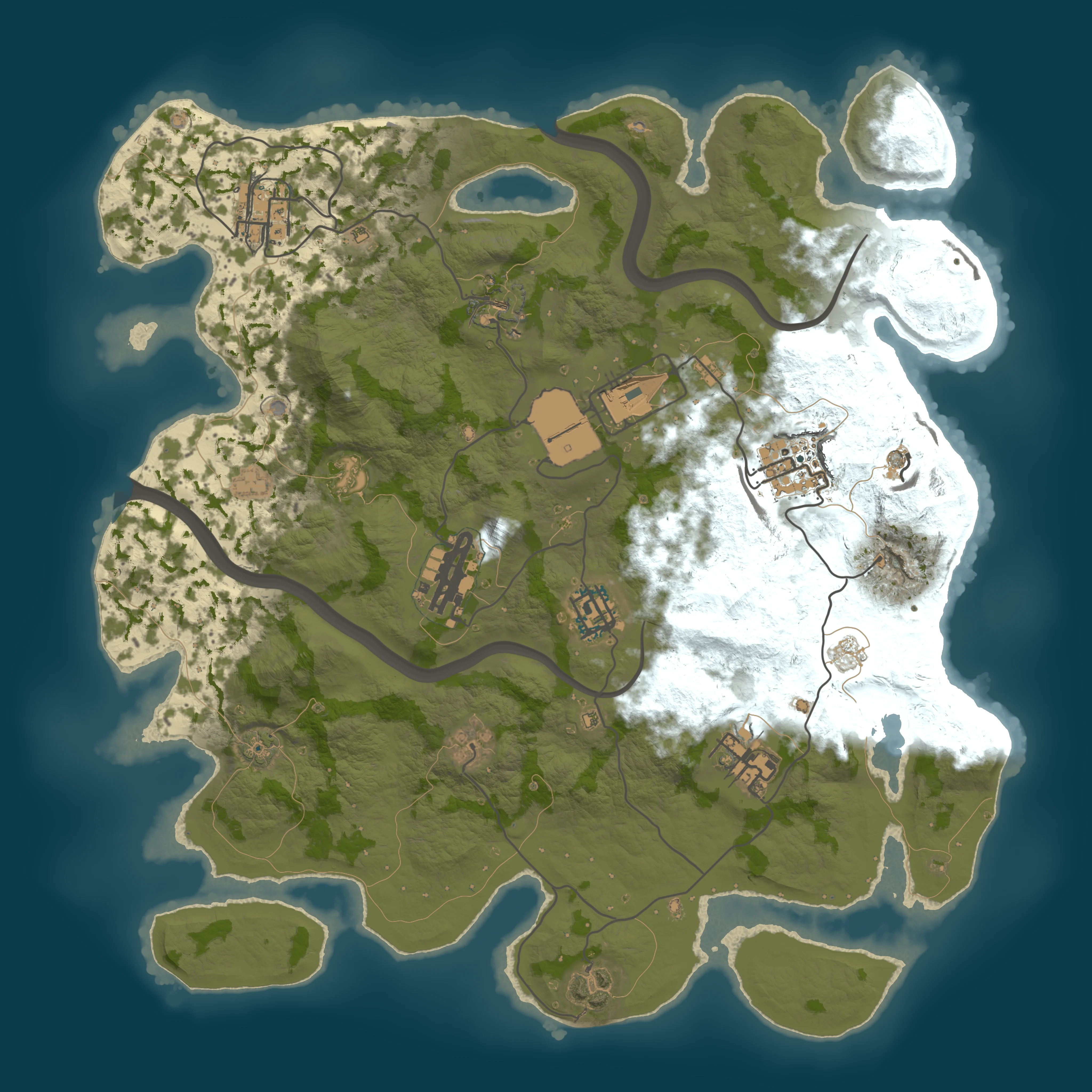 Rendered map for seed 1337