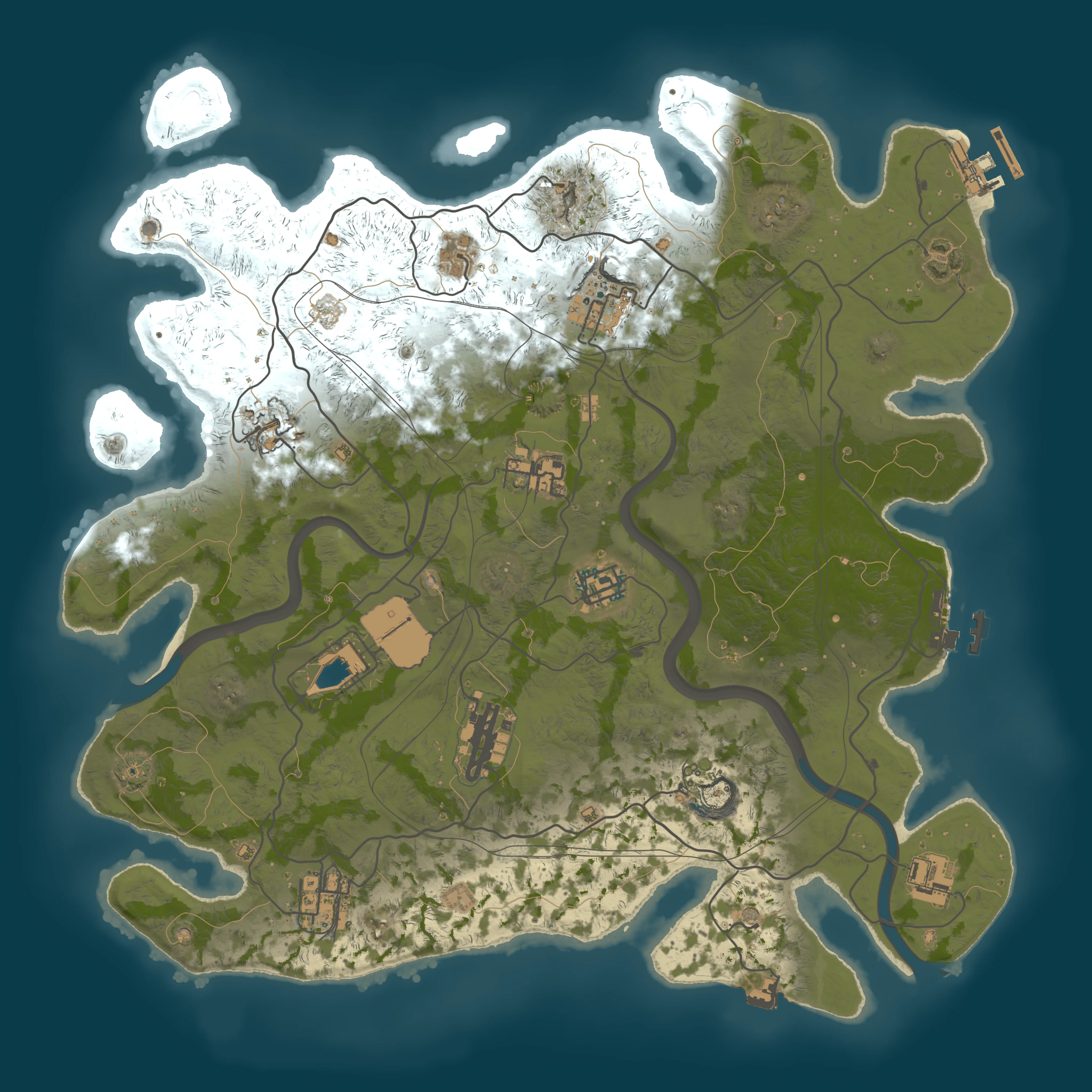 Rendered map for seed 0