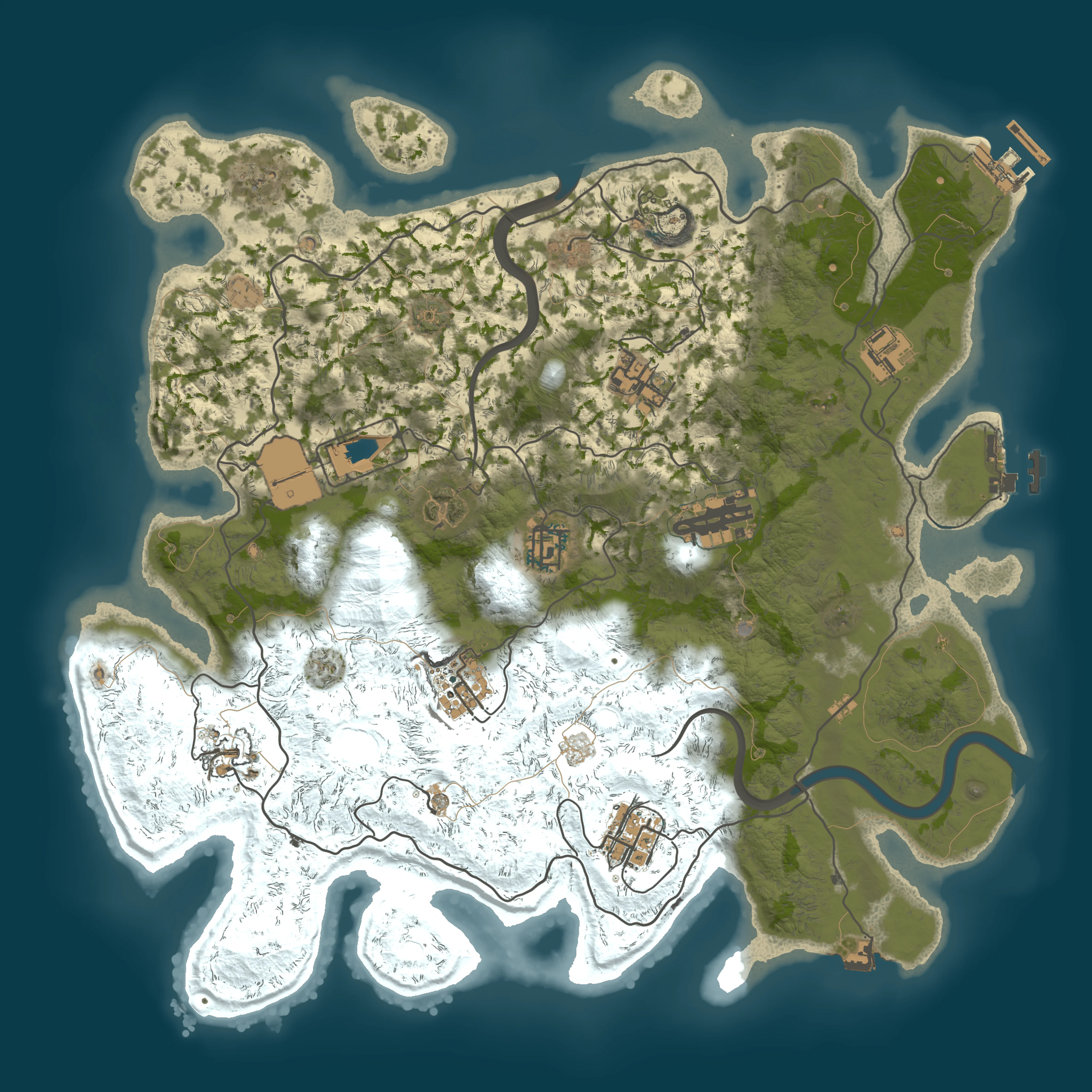 Rendered map for seed 0