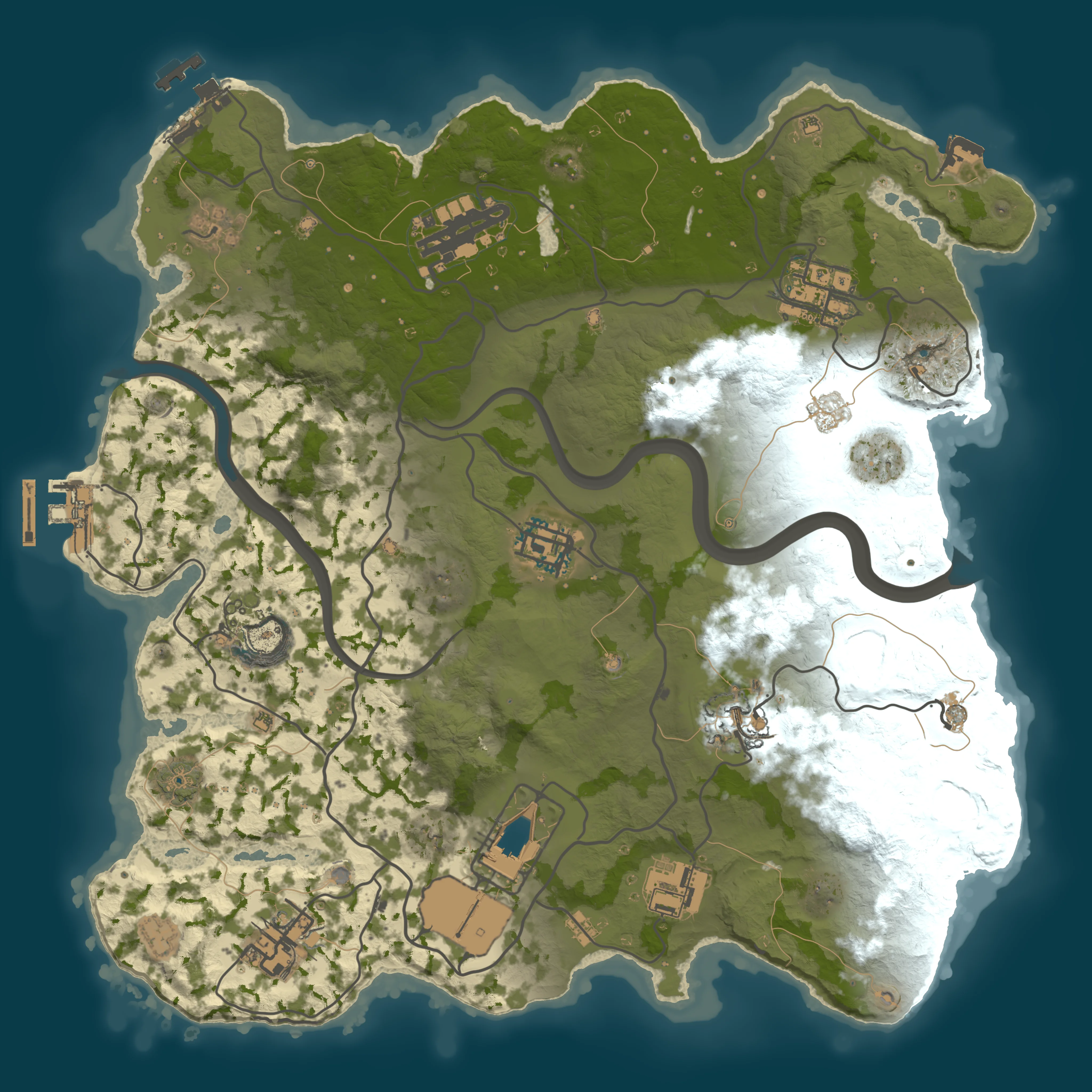 Rendered map for seed 1337