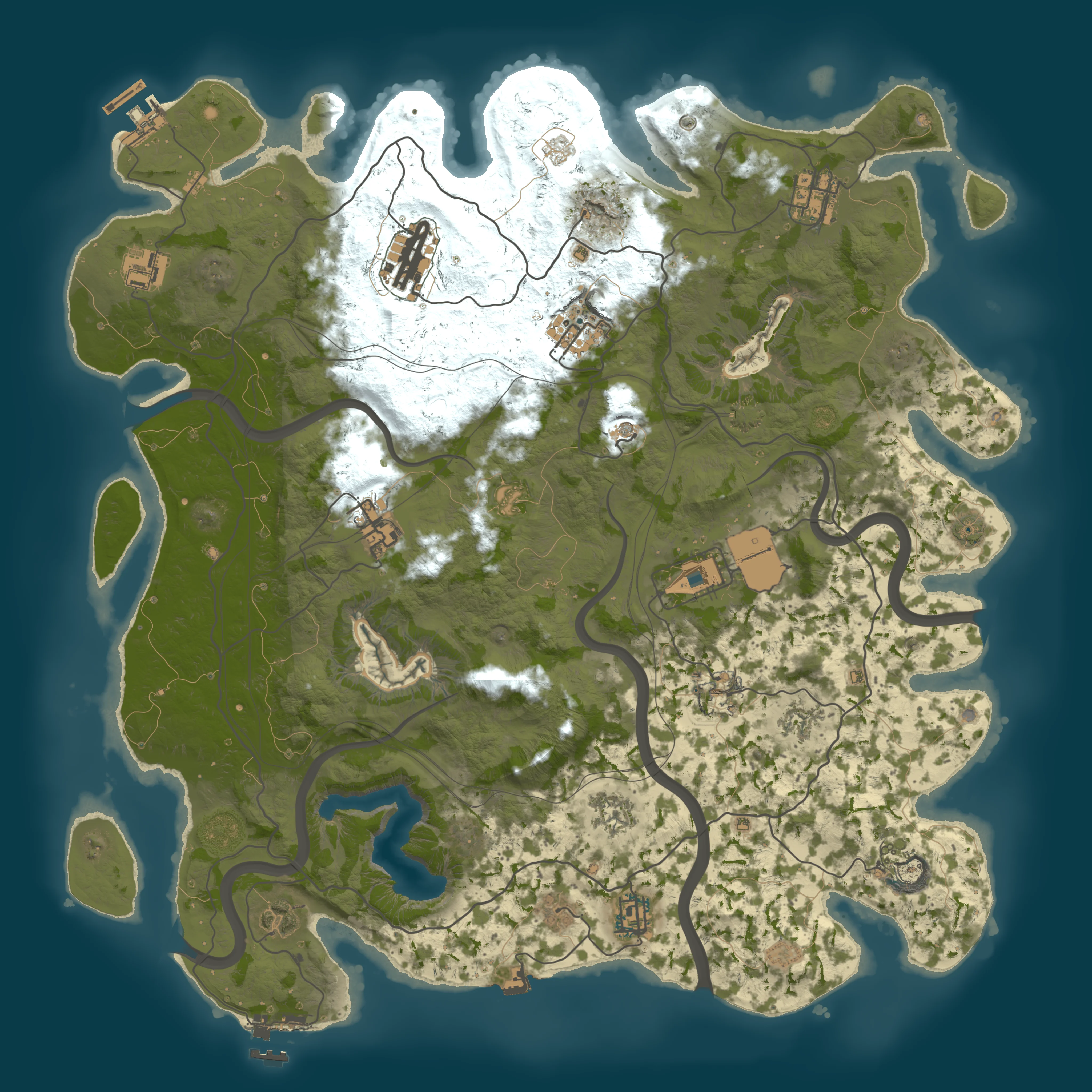 Rendered map for seed 227080