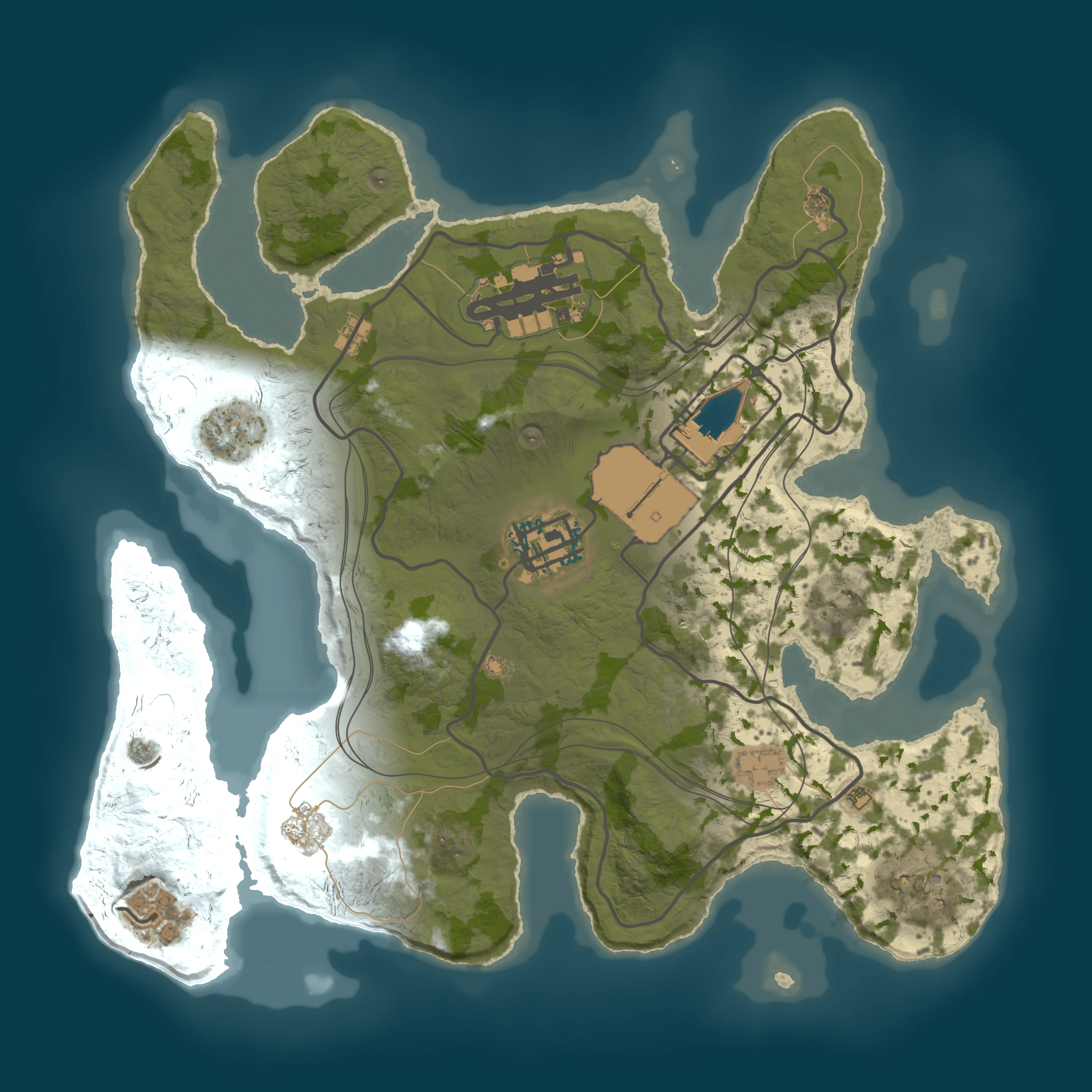 Rendered map for seed 1337