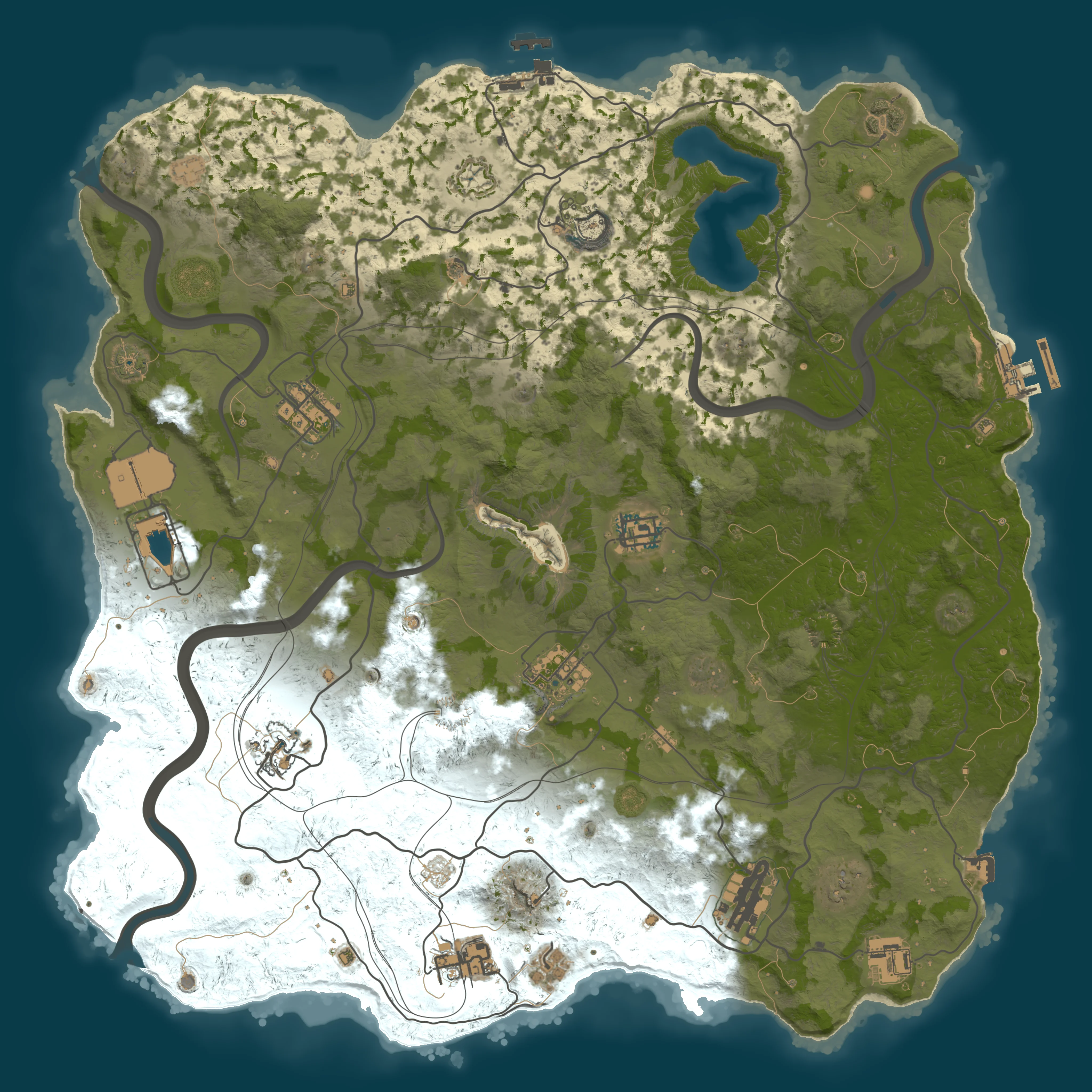 Rendered map for seed 1337