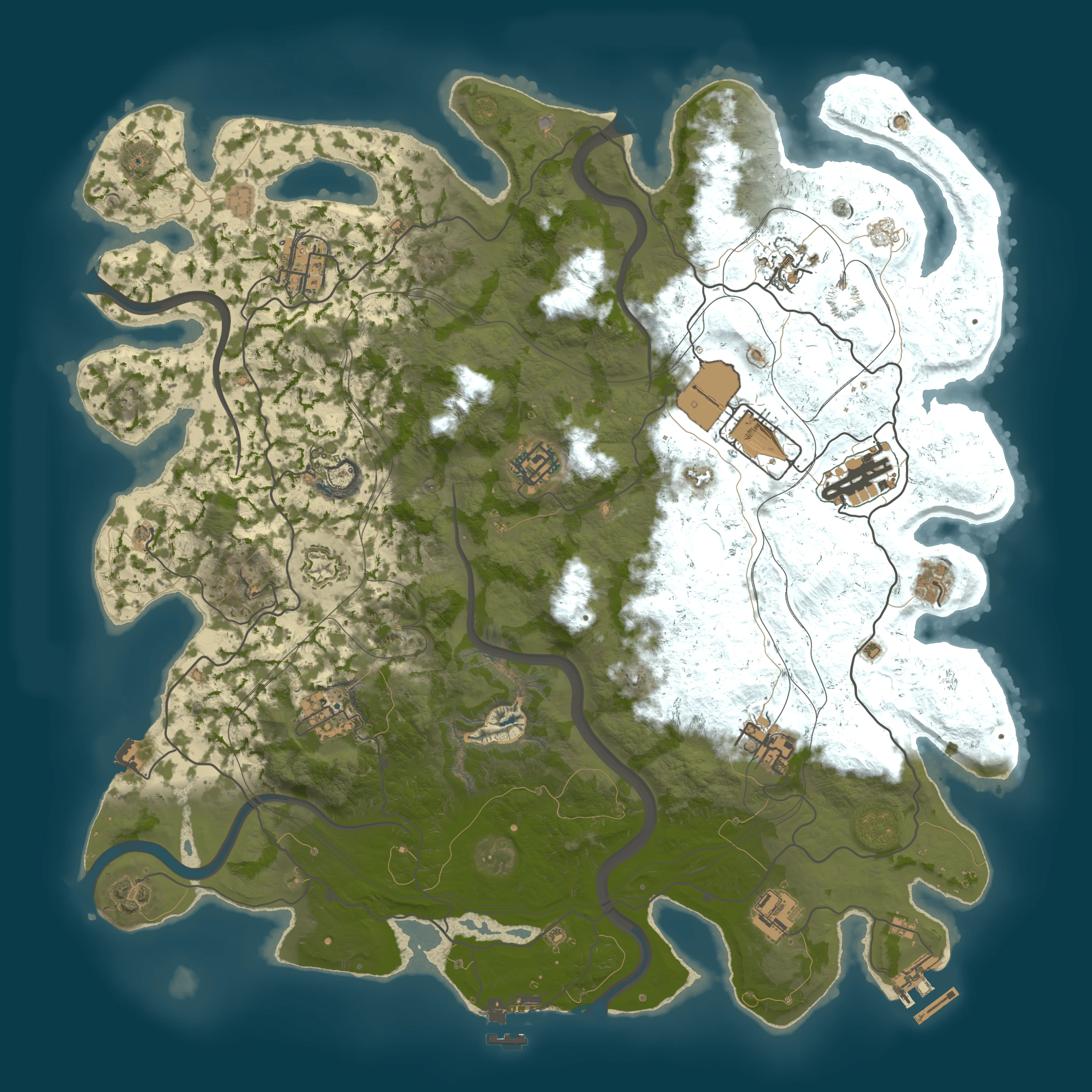 Rendered map for seed 0