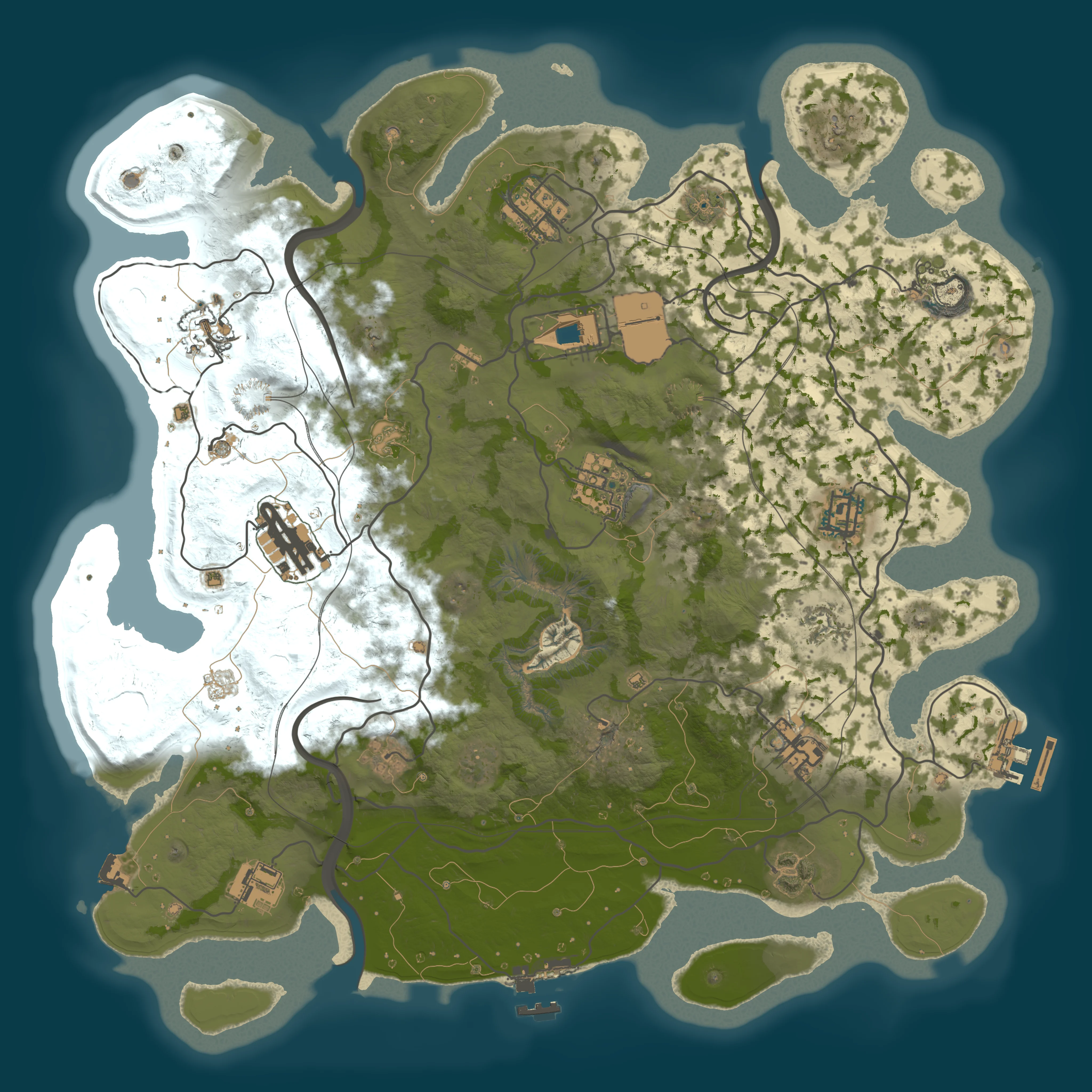 Rendered map for seed 1337
